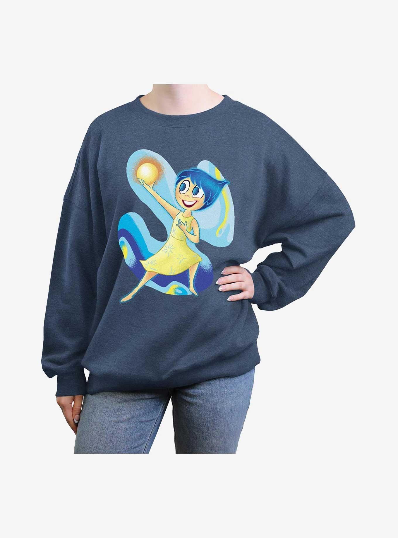 Disney Pixar Inside Out 2 Happy Memories Womens Oversized Sweatshirt, , hi-res