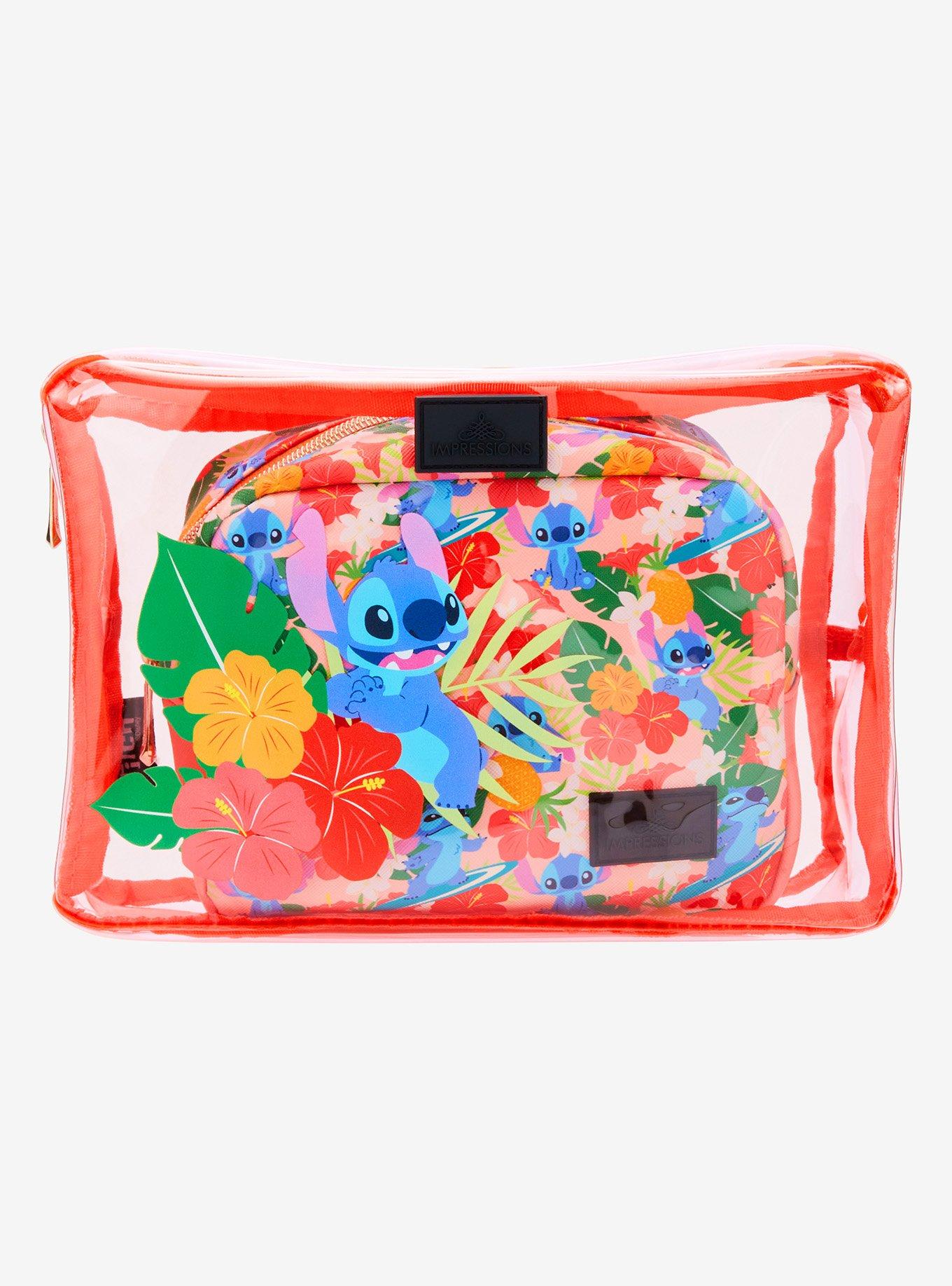 Disney Lilo & Stitch Tropical Floral Stitch Cosmetic Bag Set, , hi-res