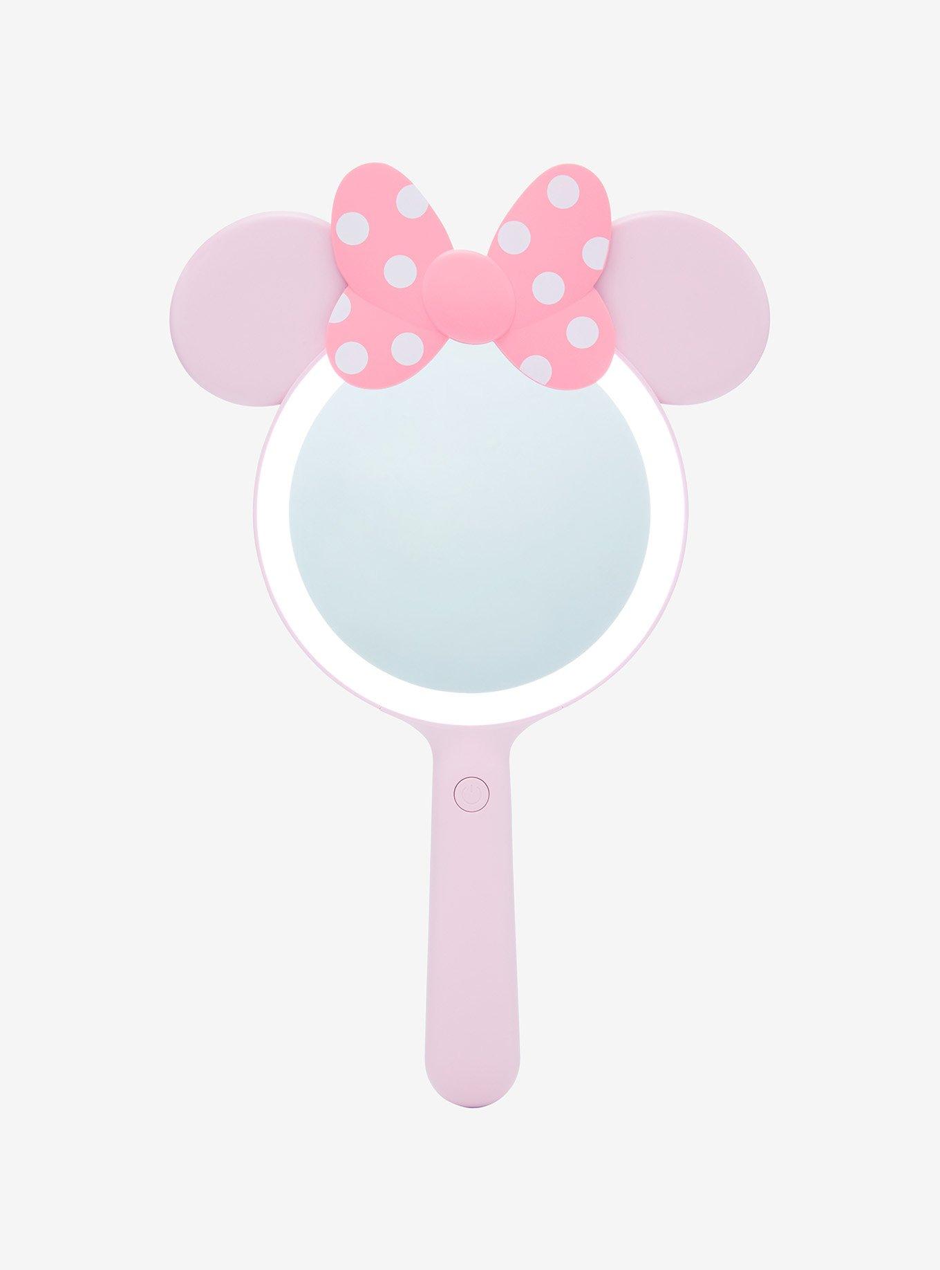 Disney Minnie Mouse Pink Handheld Light-Up Mirror, , hi-res