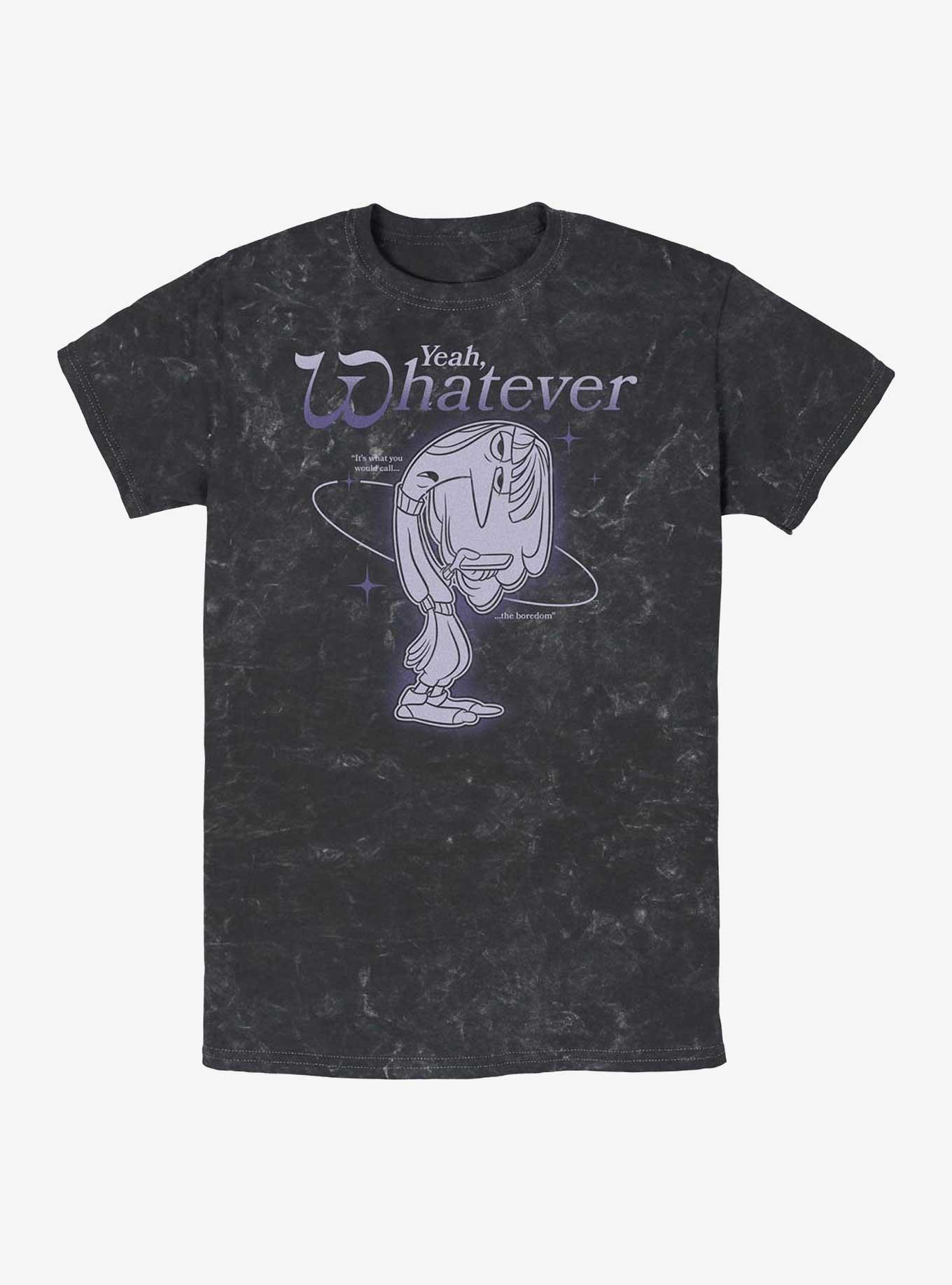 Disney Pixar Inside Out 2 Teen Angst Mineral Wash T-Shirt, BLACK, hi-res