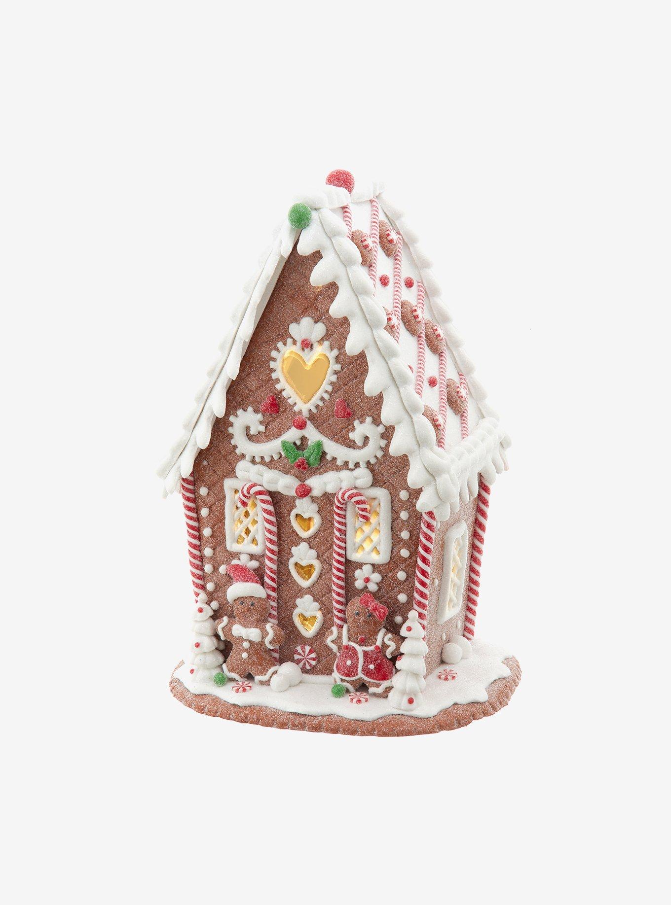 Gingerbread House With Heart LED Figure, , hi-res