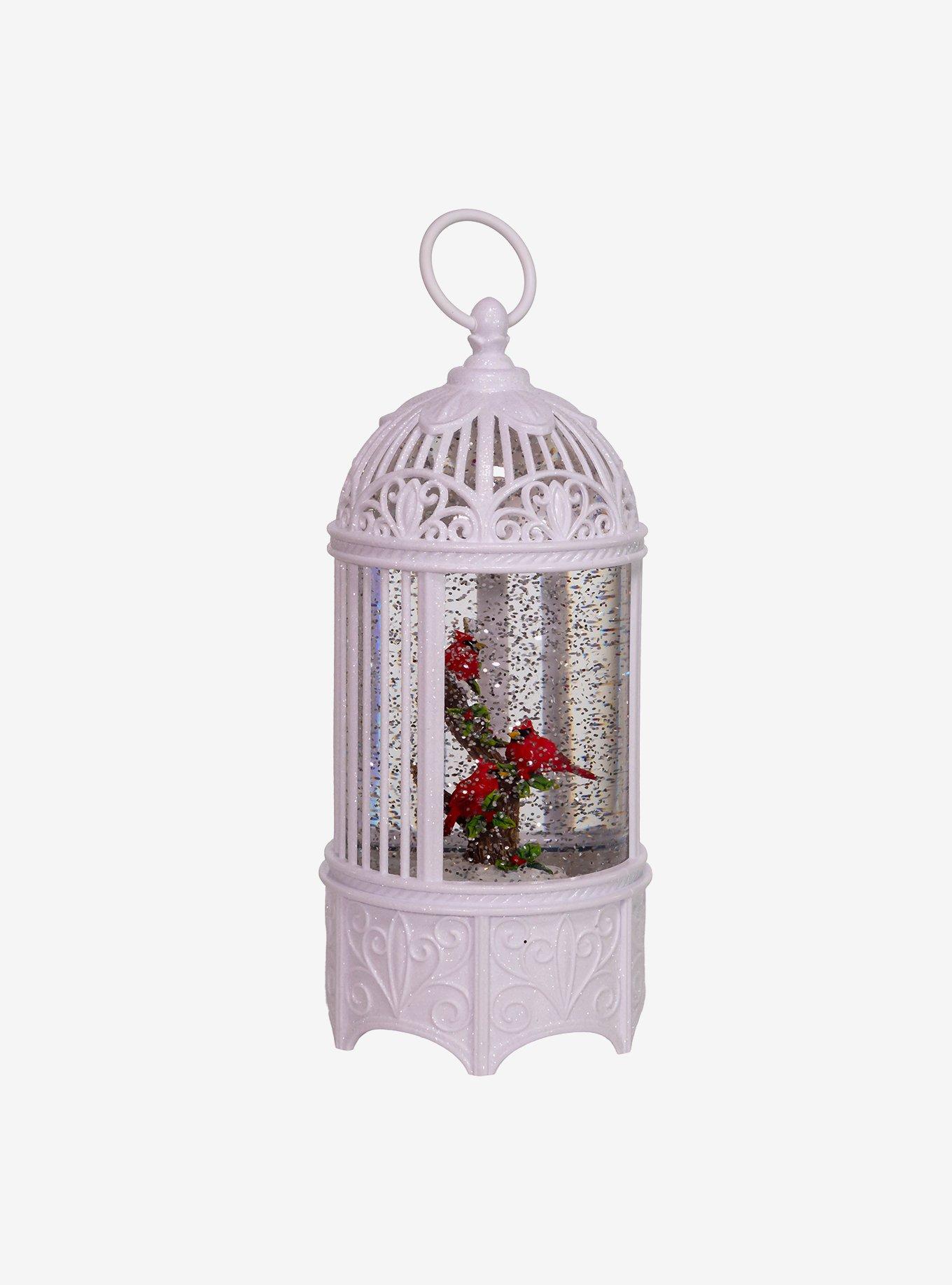 LED Swirl Cardinals in Water Bird Cage, , hi-res