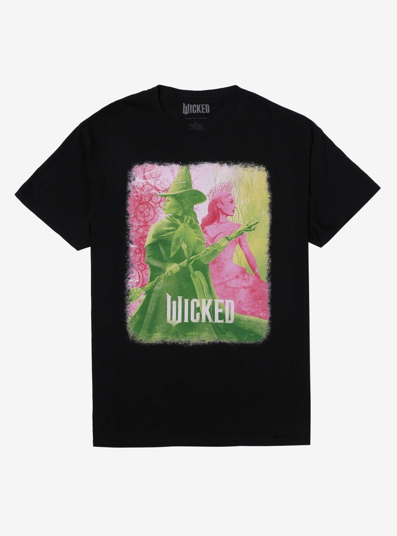 Wicked Elphaba & Glinda Poster T-Shirt, , hi-res