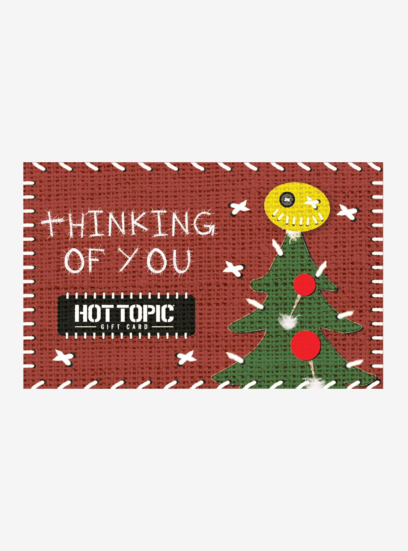 Thinking Of You Gift Card, BLACK, hi-res