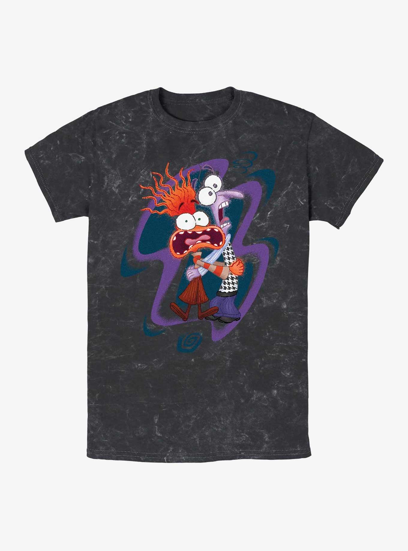 NULL Disney Pixar Inside Out 2 Fear And Anxiety Mineral Wash T-Shirt