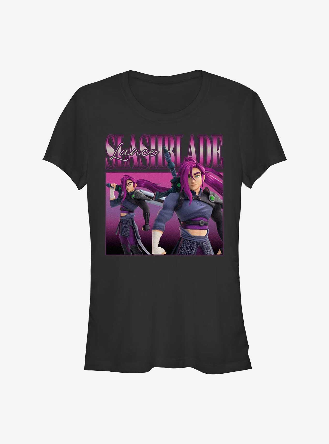 Disney Pixar Inside Out 2 Vintage Slashblade Girls T-Shirt, BLACK, hi-res