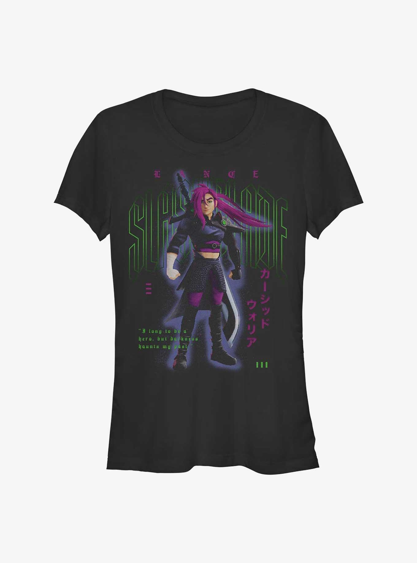NULL Disney Pixar Inside Out 2 Cursed Warrior Slashblade Girls T-Shirt
