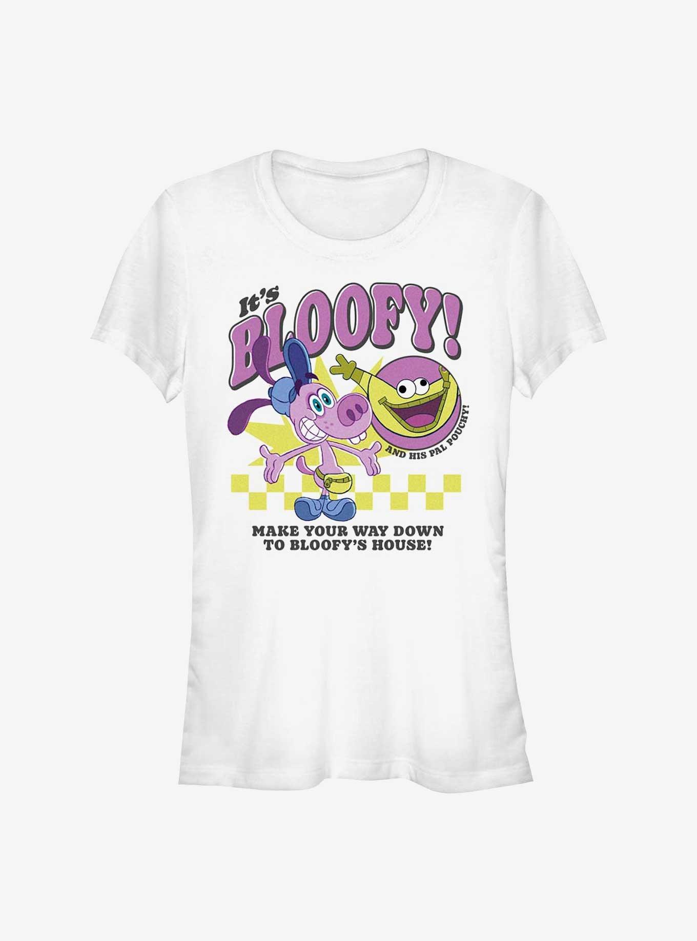 Disney Pixar Inside Out 2 Bloofy And Pouchy Girls T-Shirt, WHITE, hi-res