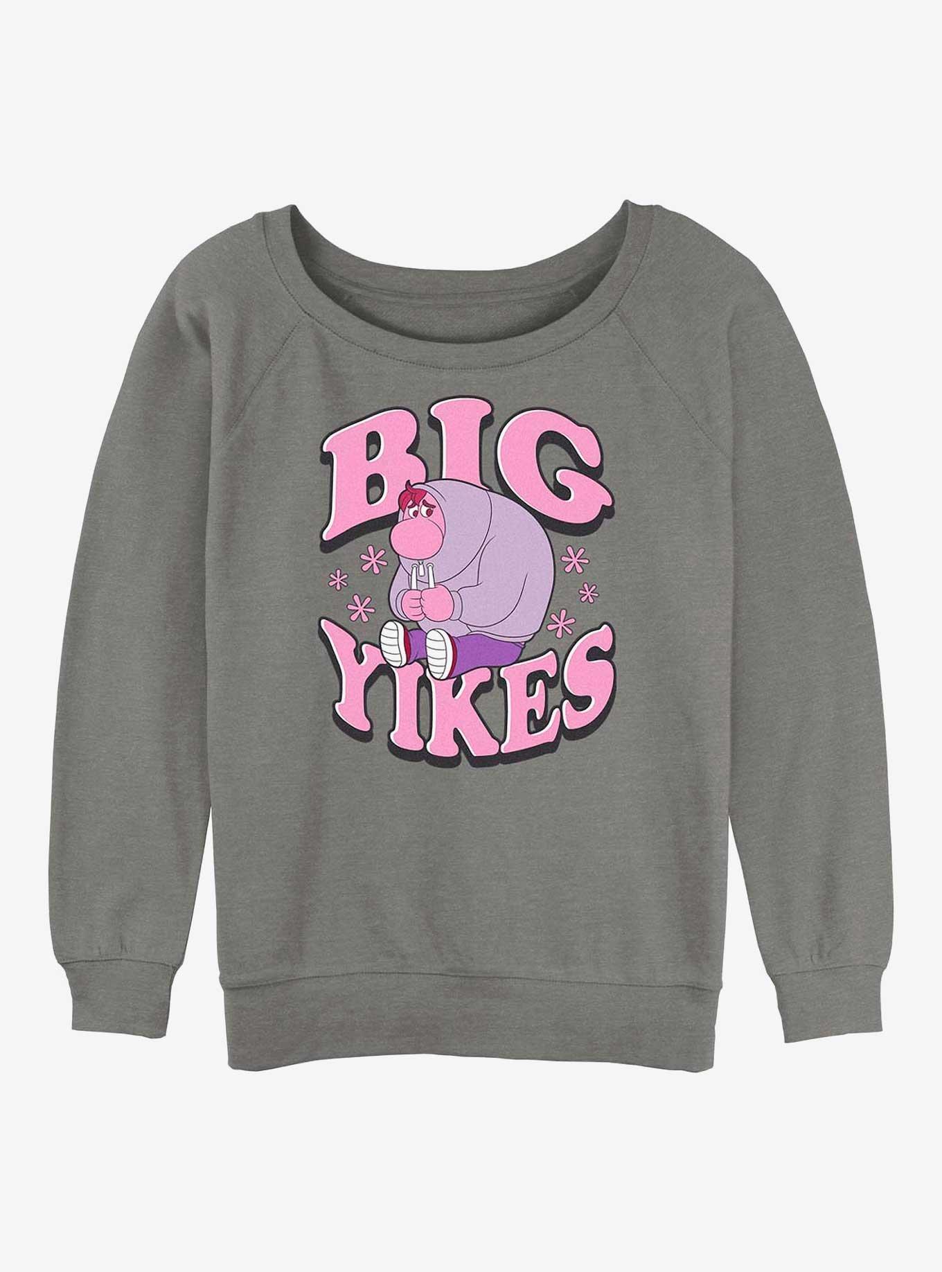 NULL Disney Pixar Inside Out 2 Big Yikes Embarrassment Girls Slouchy Sweatshirt
