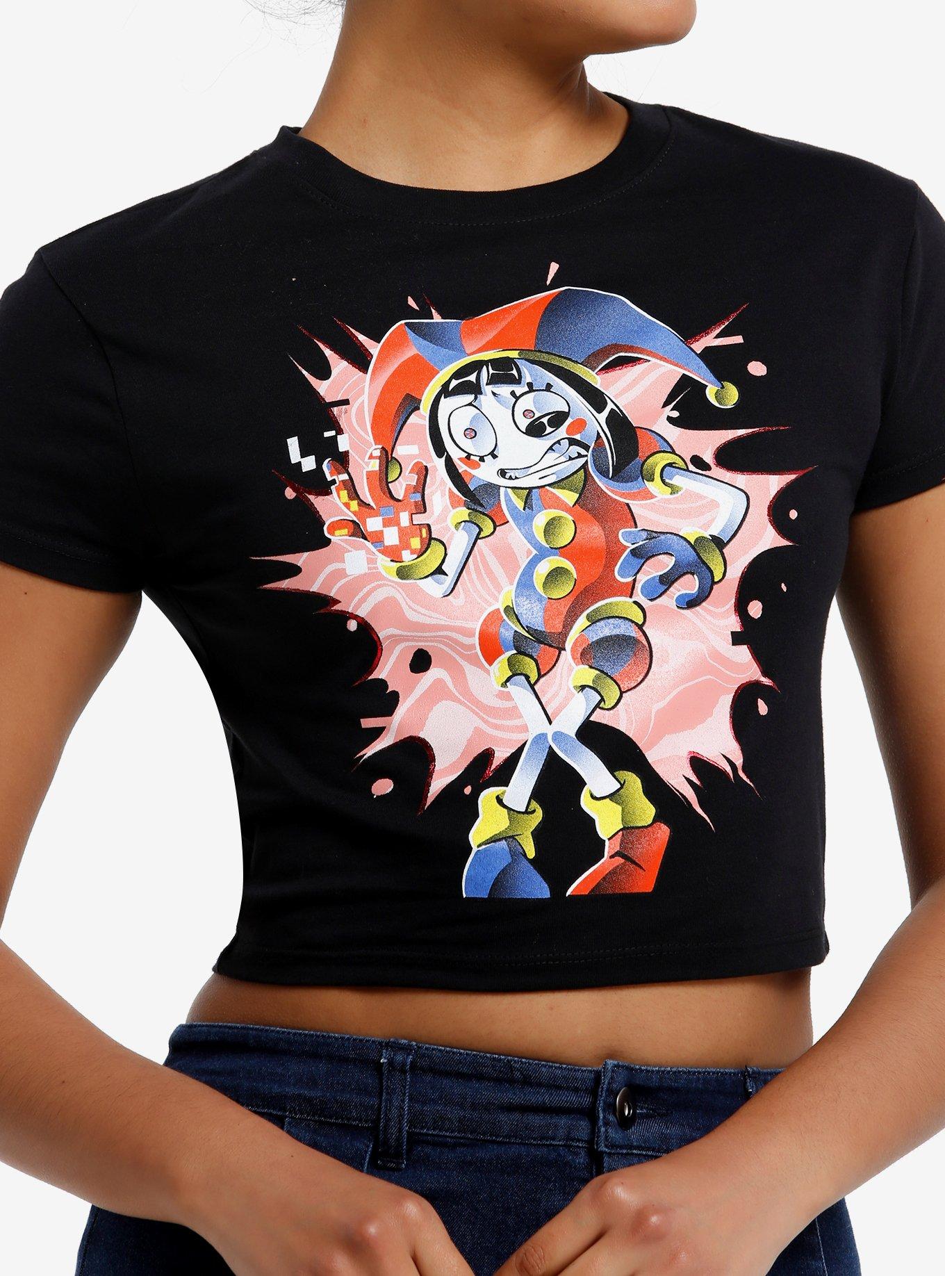 The Amazing Digital Circus Pomni Red Foil Girls Baby T-Shirt, , hi-res