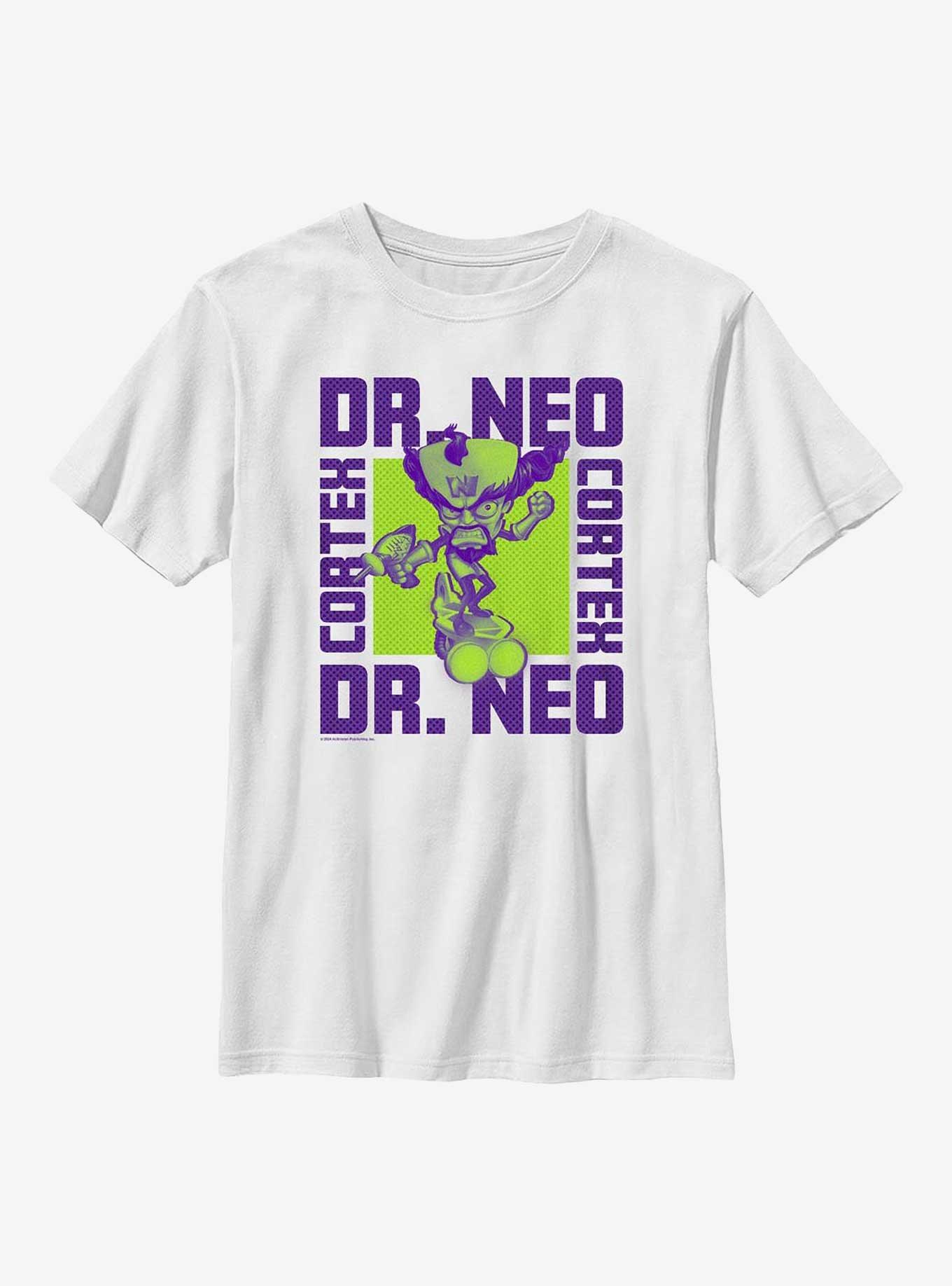 Crash Bandicoot Dr. Neo Cortex Square Youth T-Shirt, , hi-res