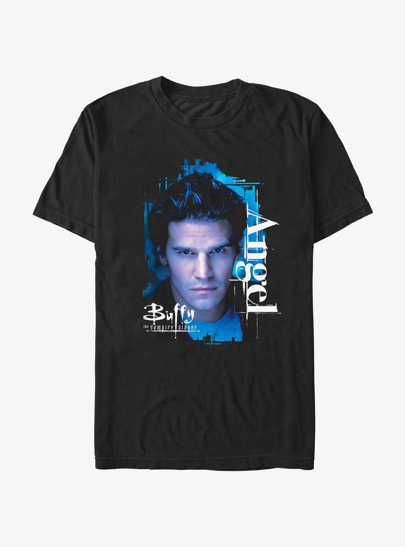 Buffy The Vampire Slayer Angel T-Shirt, BLACK, hi-res