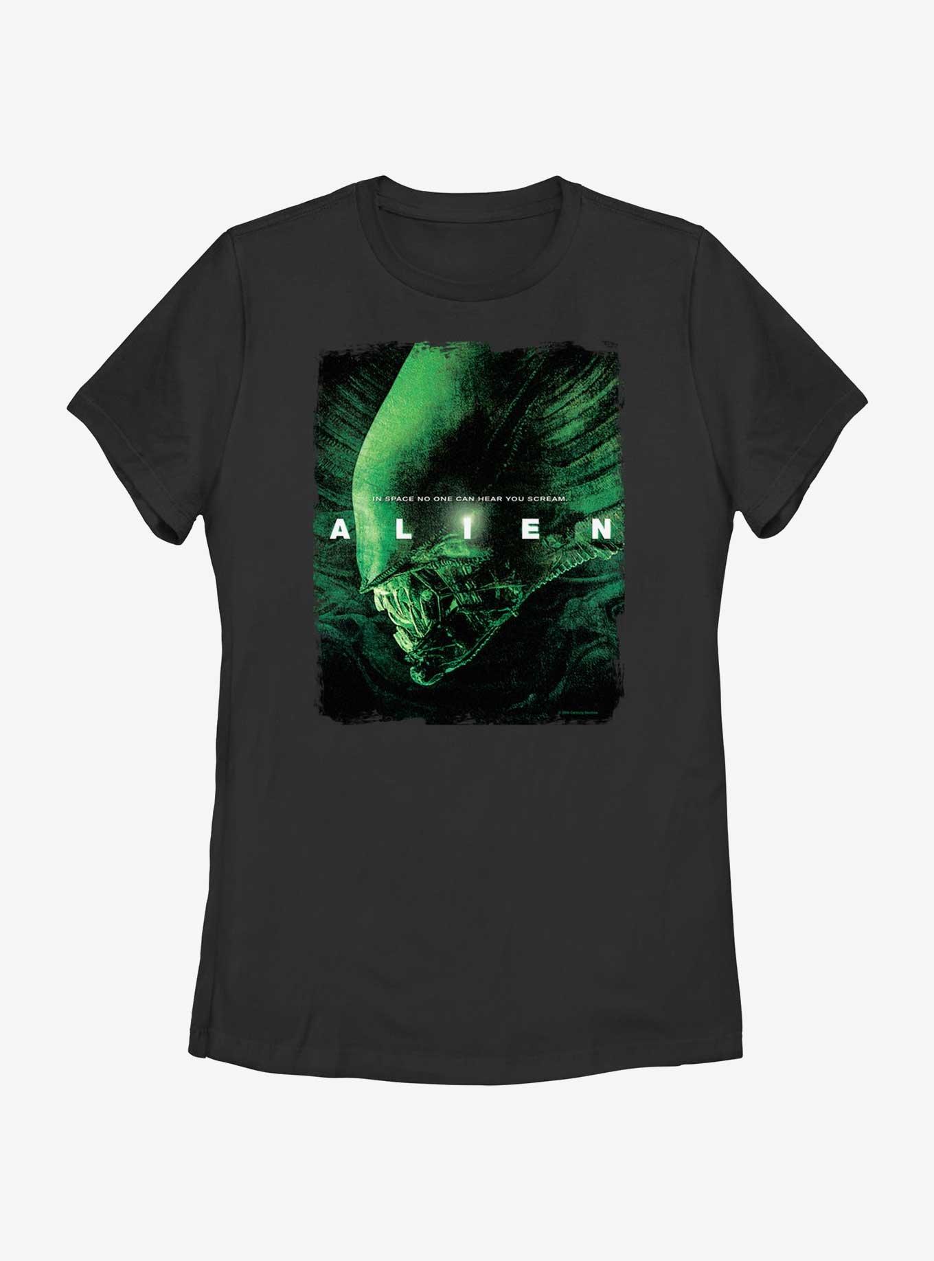 Alien Green Mouth Womens T-Shirt, , hi-res