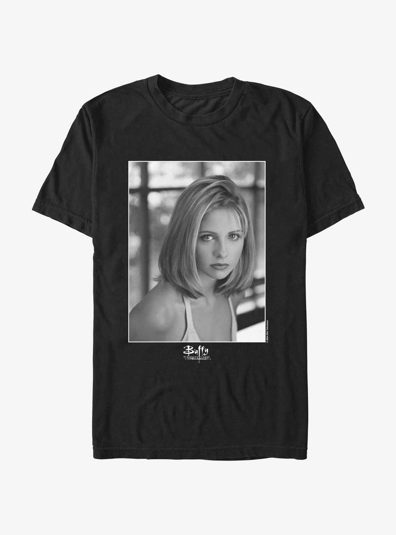 Buffy The Vampire Slayer Buffy Portrait Style Logo T-Shirt, , hi-res
