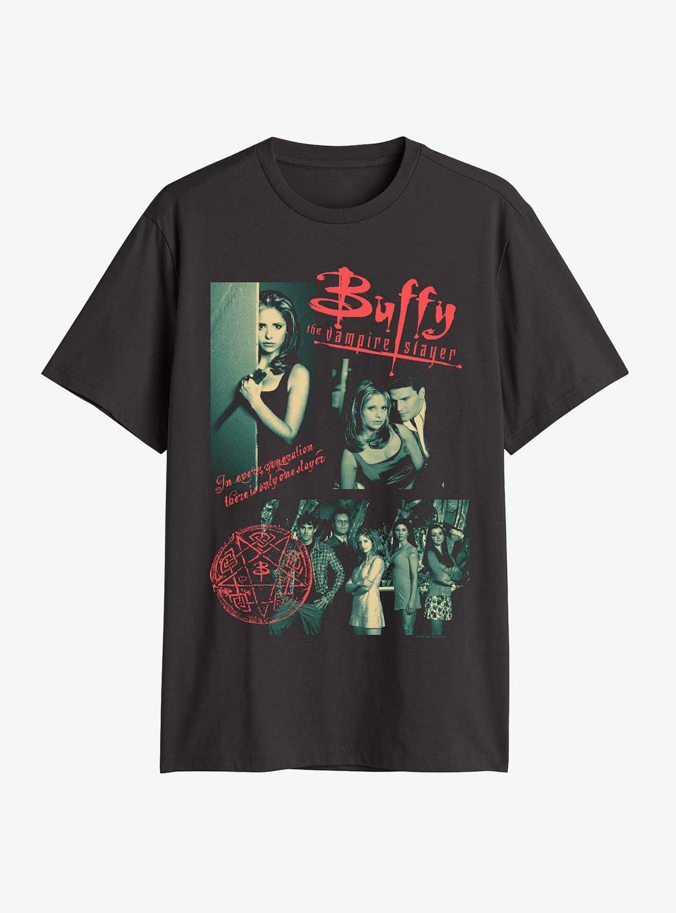 Buffy The Vampire Slayer Multi Image T-Shirt, , hi-res