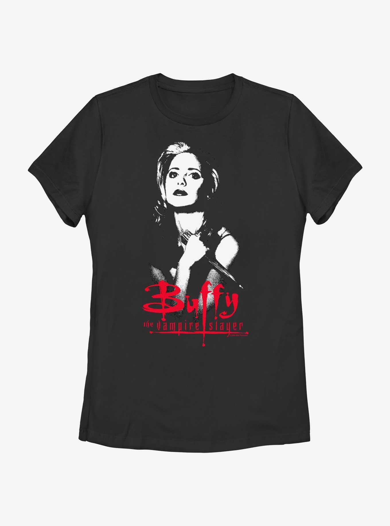 Buffy The Vampire Slayer Vampire Slayer Womens T-Shirt, BLACK, hi-res