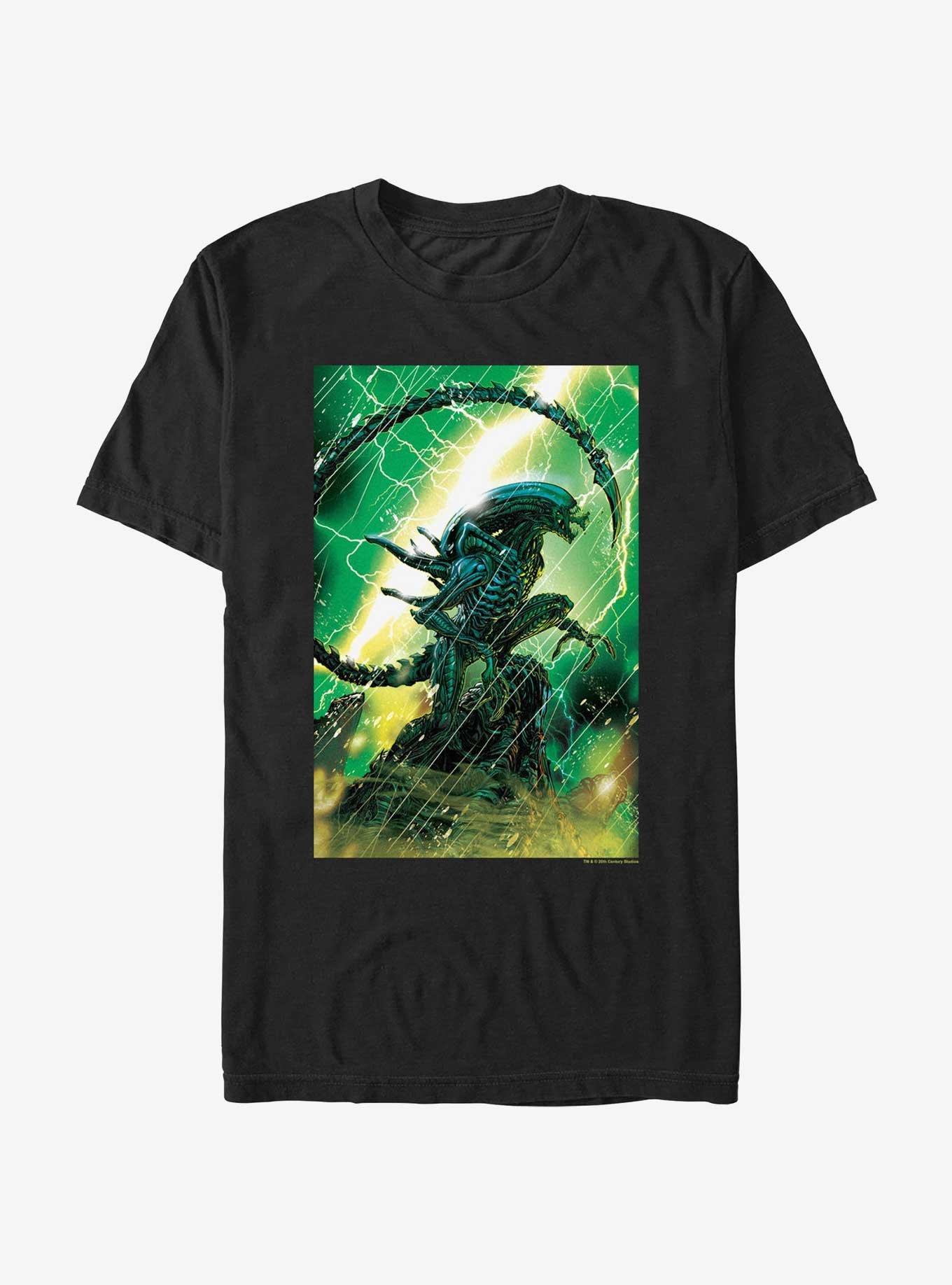 Alien Xenomorph Green Storm T-Shirt, , hi-res