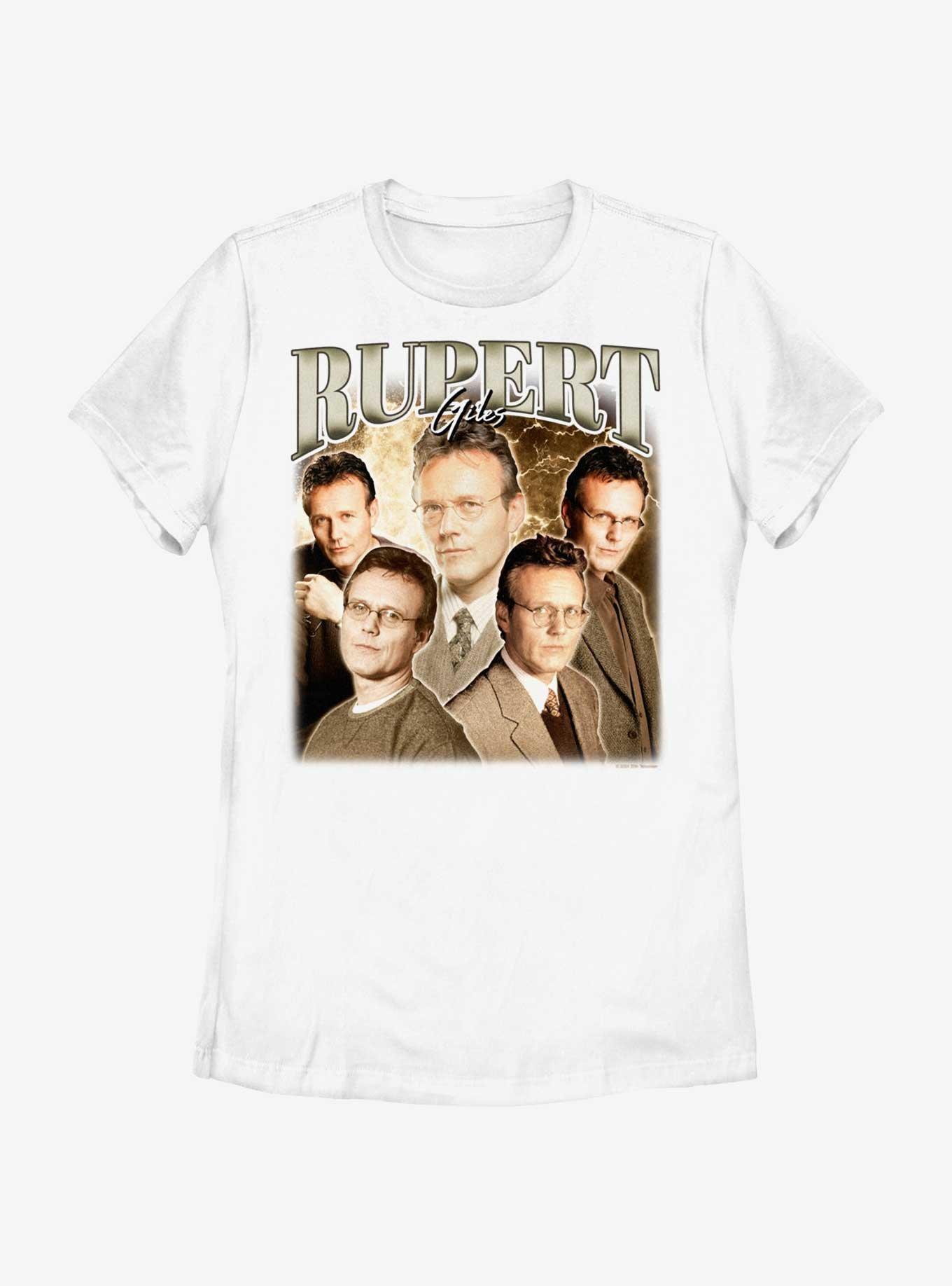 Buffy The Vampire Slayer Y2K Giles Womens T-Shirt, WHITE, hi-res