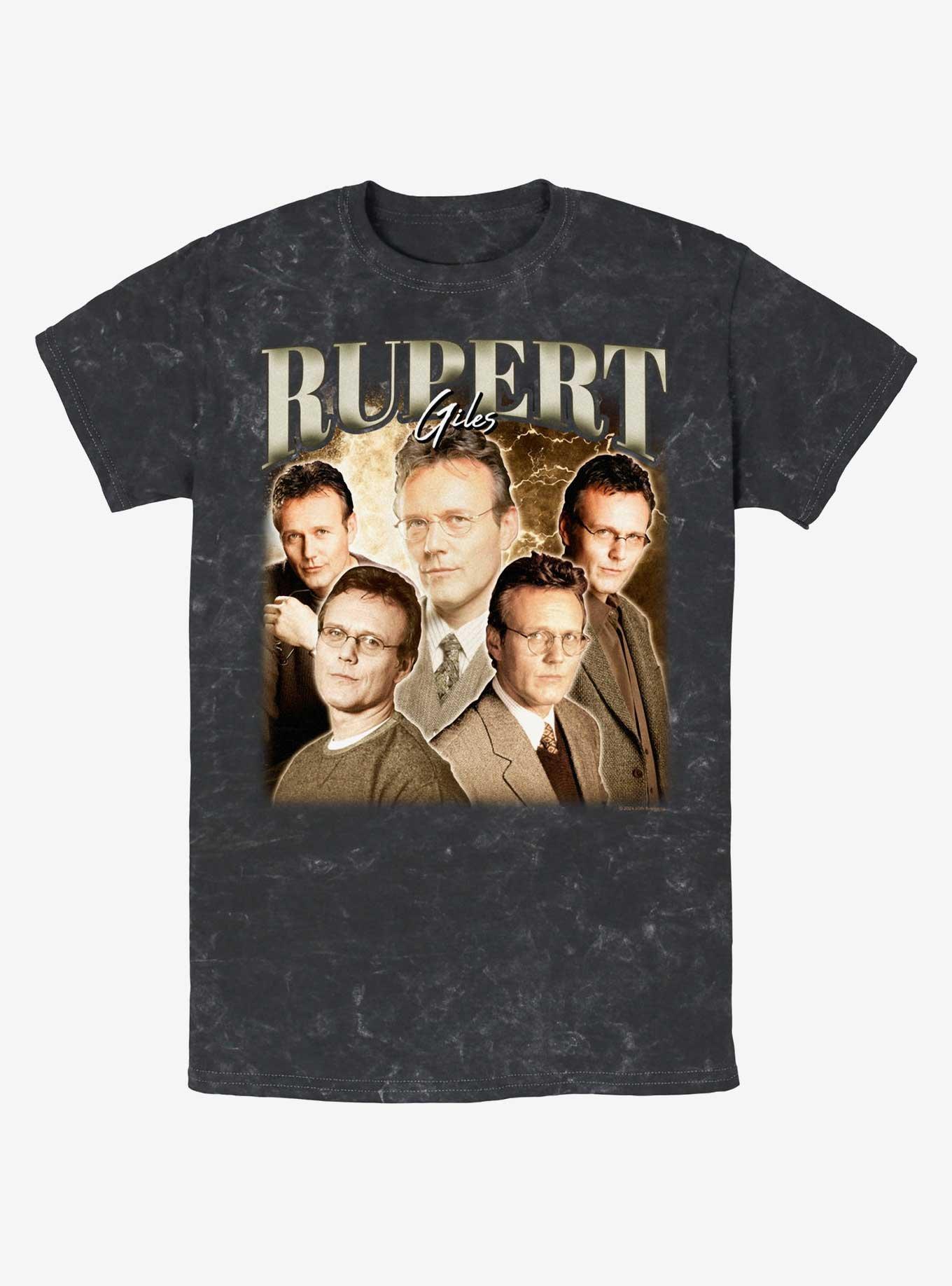 Buffy The Vampire Slayer Y2K Giles Mineral Wash T-Shirt, , hi-res