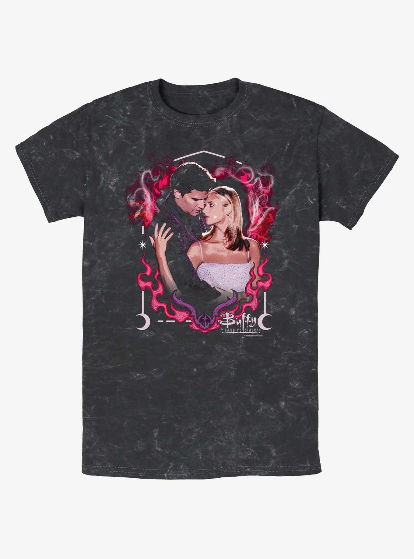 Buffy The Vampire Slayer Date Bite Mineral Wash T-Shirt, , hi-res