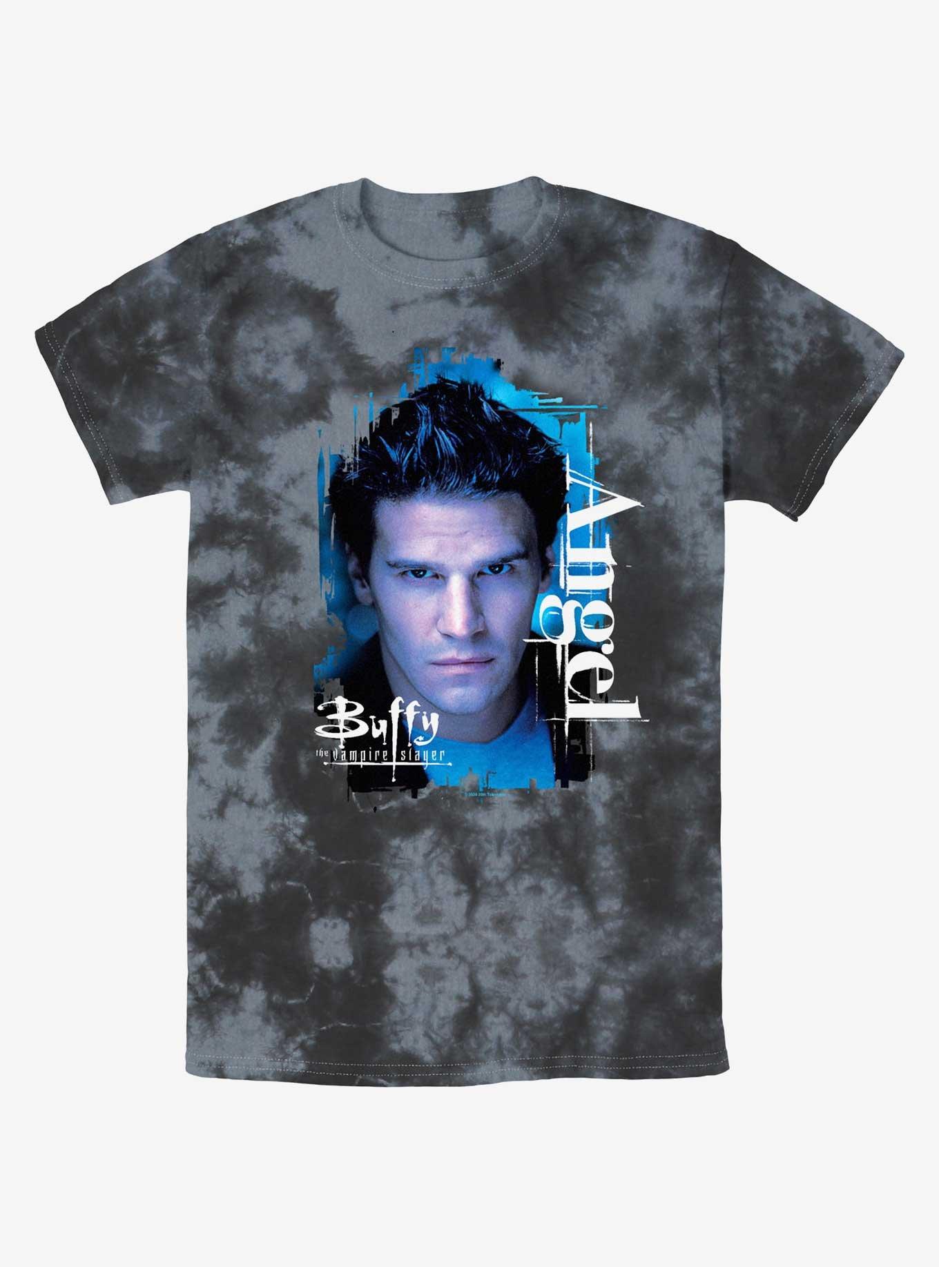 Buffy The Vampire Slayer Angel Tie-Dye T-Shirt, BLKCHAR, hi-res