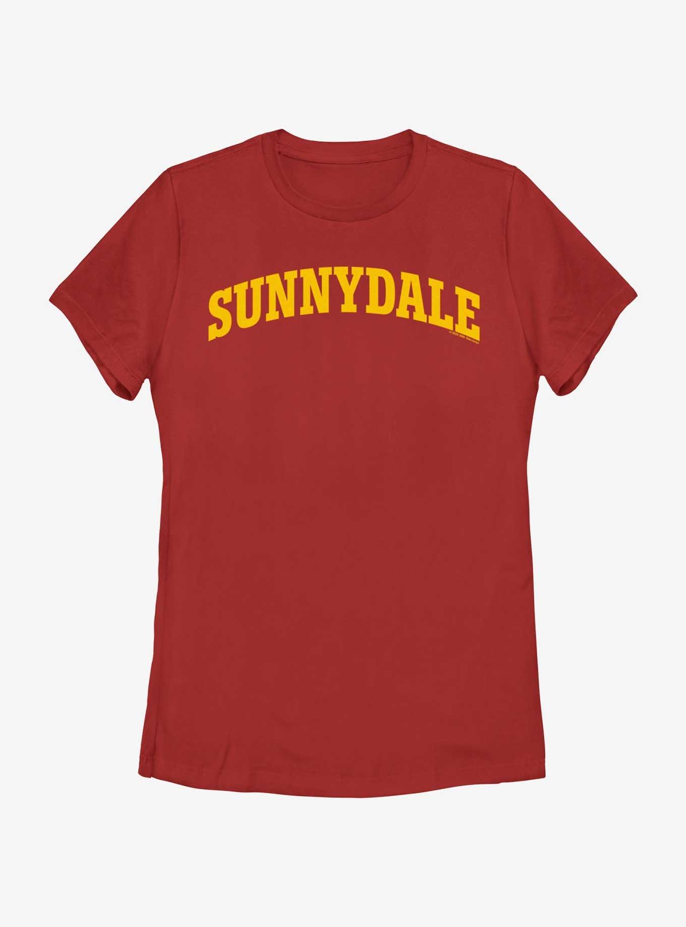 Buffy The Vampire Slayer Sunnydale Collegiate Womens T-Shirt, RED, hi-res