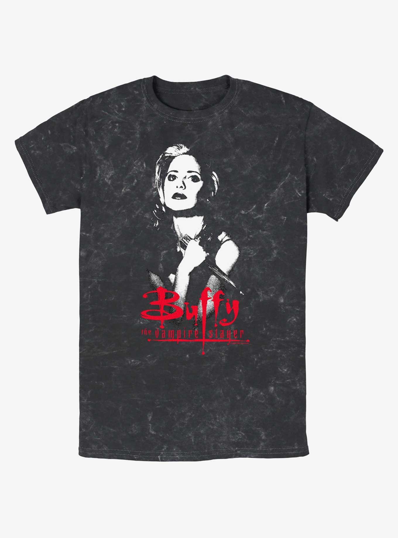 Buffy The Vampire Slayer Vampire Slayer Mineral Wash T-Shirt, , hi-res