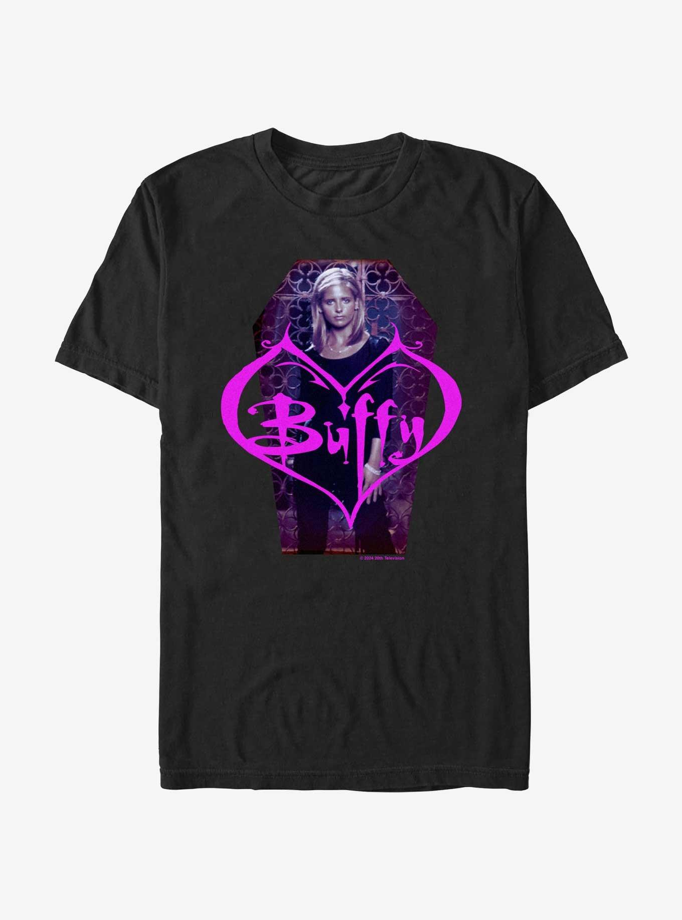 Buffy The Vampire Slayer Buffy Coffin T-Shirt, BLACK, hi-res