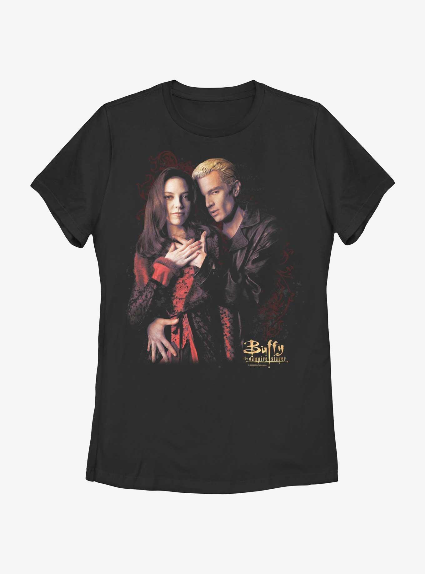 Buffy The Vampire Slayer Blood Love Womens T-Shirt, BLACK, hi-res