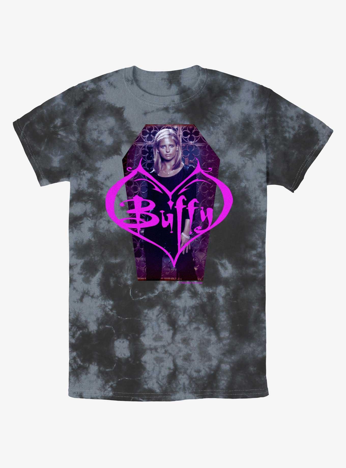 Buffy The Vampire Slayer Buffy Coffin Tie-Dye T-Shirt, BLKCHAR, hi-res