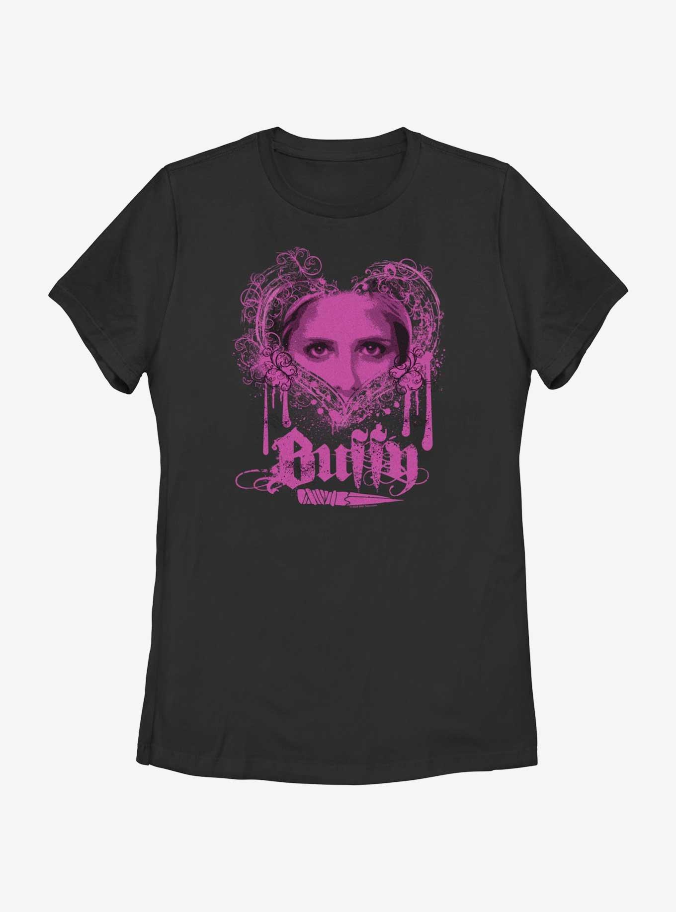 Buffy The Vampire Slayer Buffy Slayer Womens T-Shirt - BLACK | BoxLunch