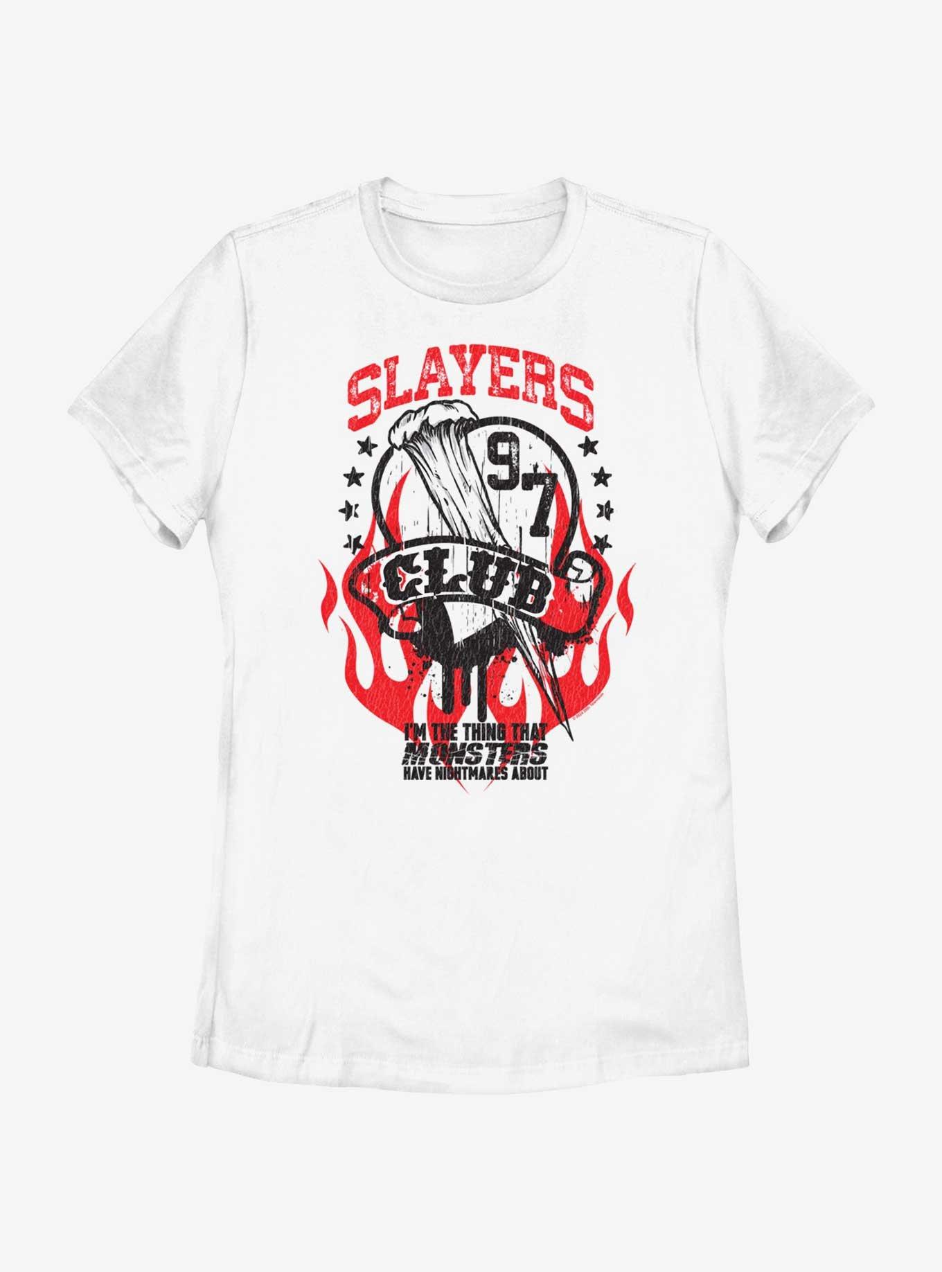 Buffy The Vampire Slayer Slayers Club Womens T-Shirt, WHITE, hi-res