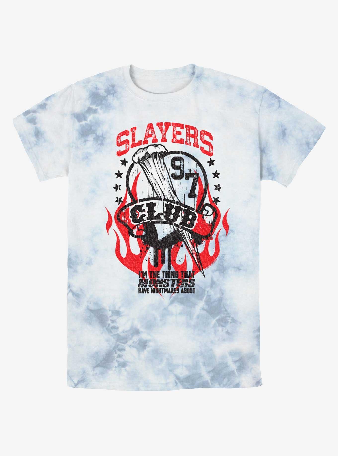 Buffy The Vampire Slayer Slayers Club Tie-Dye T-Shirt, WHITEBLUE, hi-res