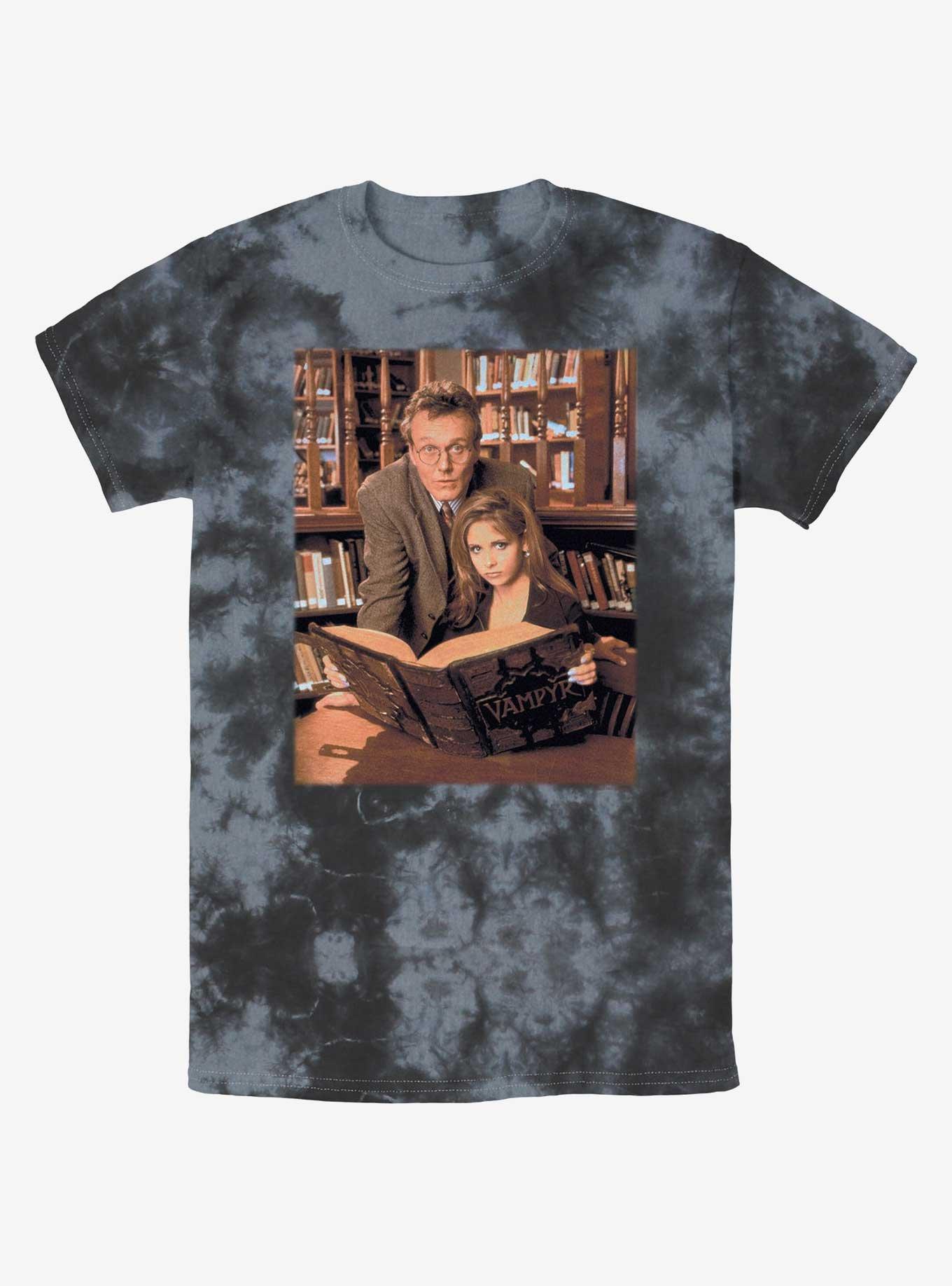 Buffy The Vampire Slayer Buffy Book Tie-Dye T-Shirt, BLKCHAR, hi-res