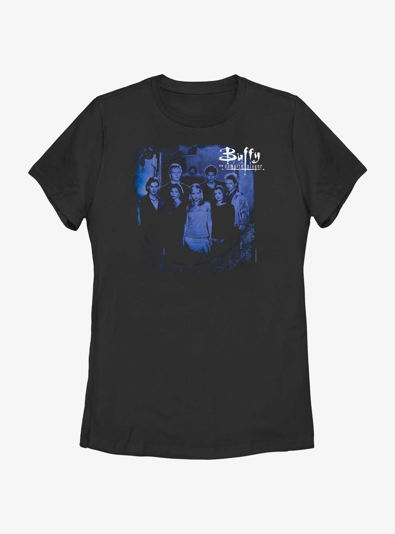 Buffy The Vampire Slayer Poster Womens T-Shirt, BLACK, hi-res