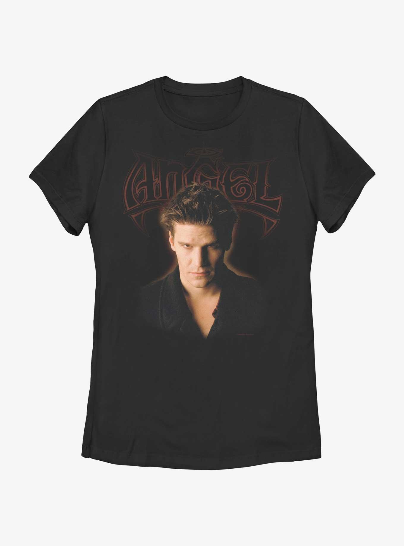 Buffy The Vampire Slayer Cursed Angel Womens T-Shirt, BLACK, hi-res