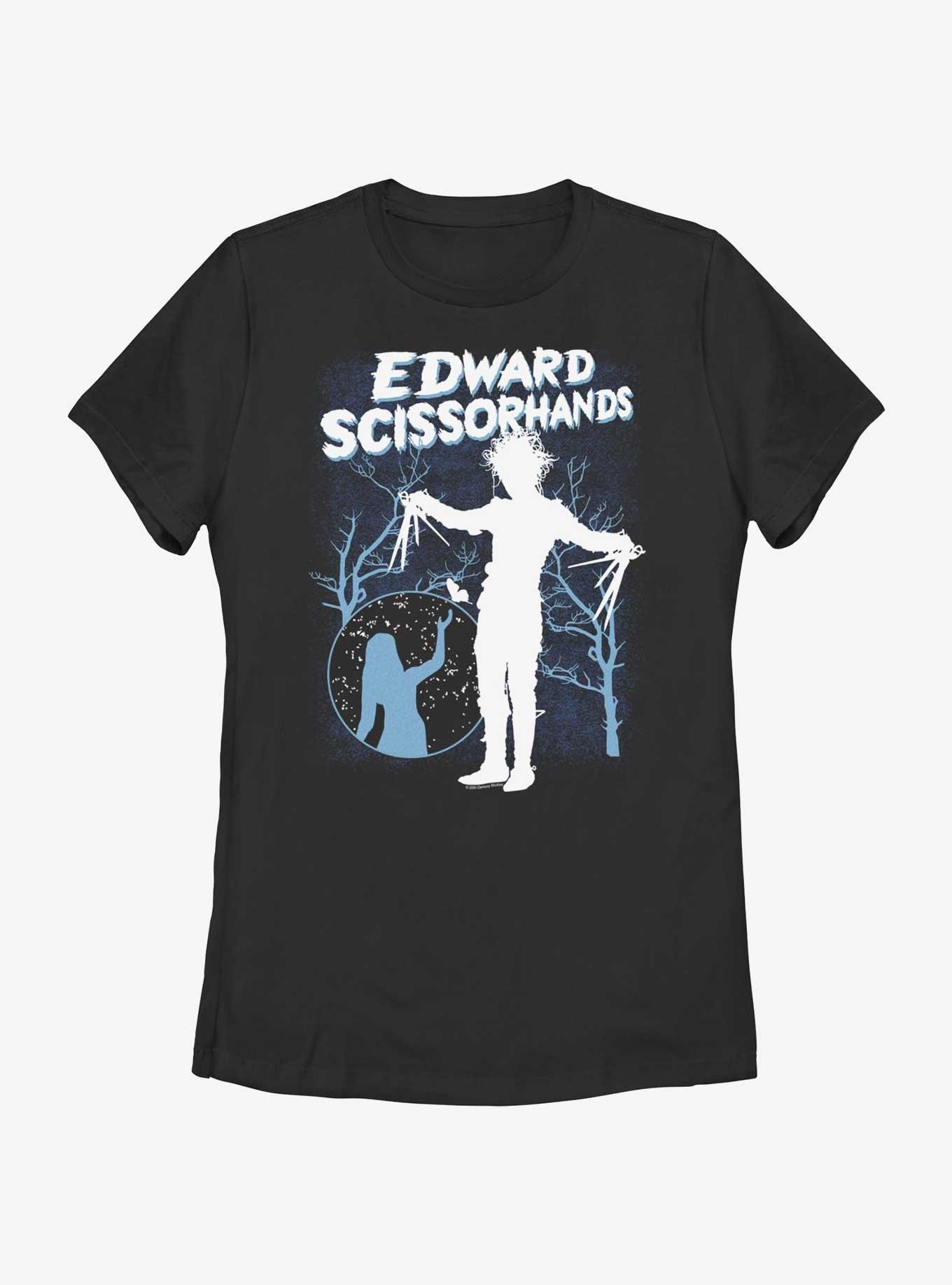 Edward Scissorhands Comic Cover Scissorhands Womens T-Shirt, BLACK, hi-res