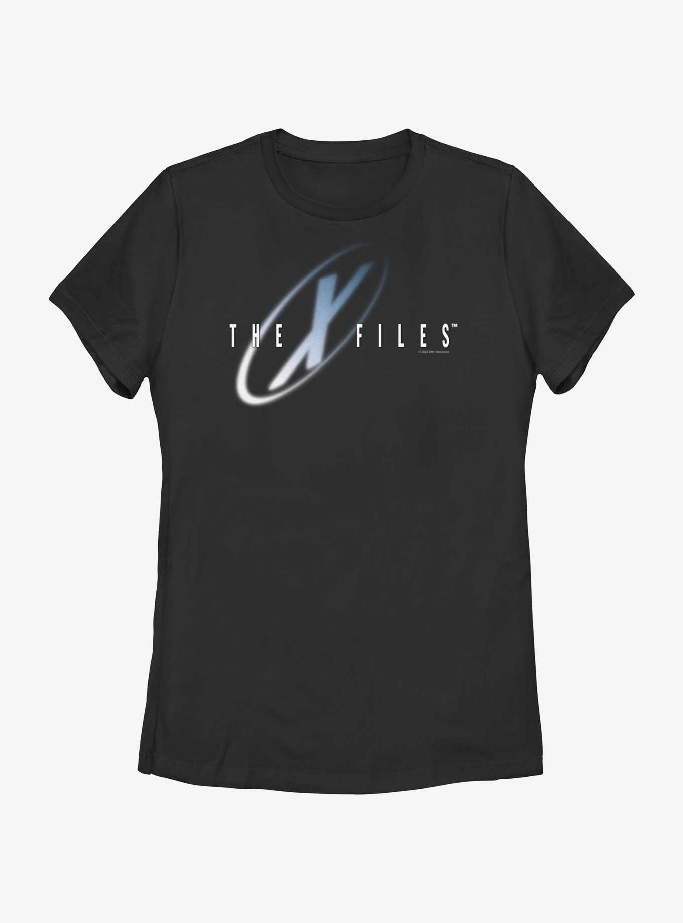 X-Files The X Files Logo Womens T-Shirt, BLACK, hi-res