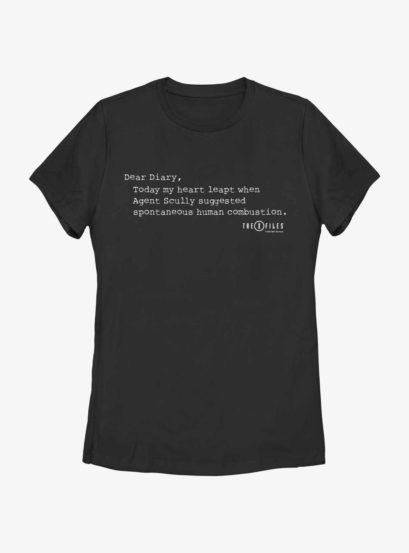 X-Files Dear Diary Womens T-Shirt, , hi-res