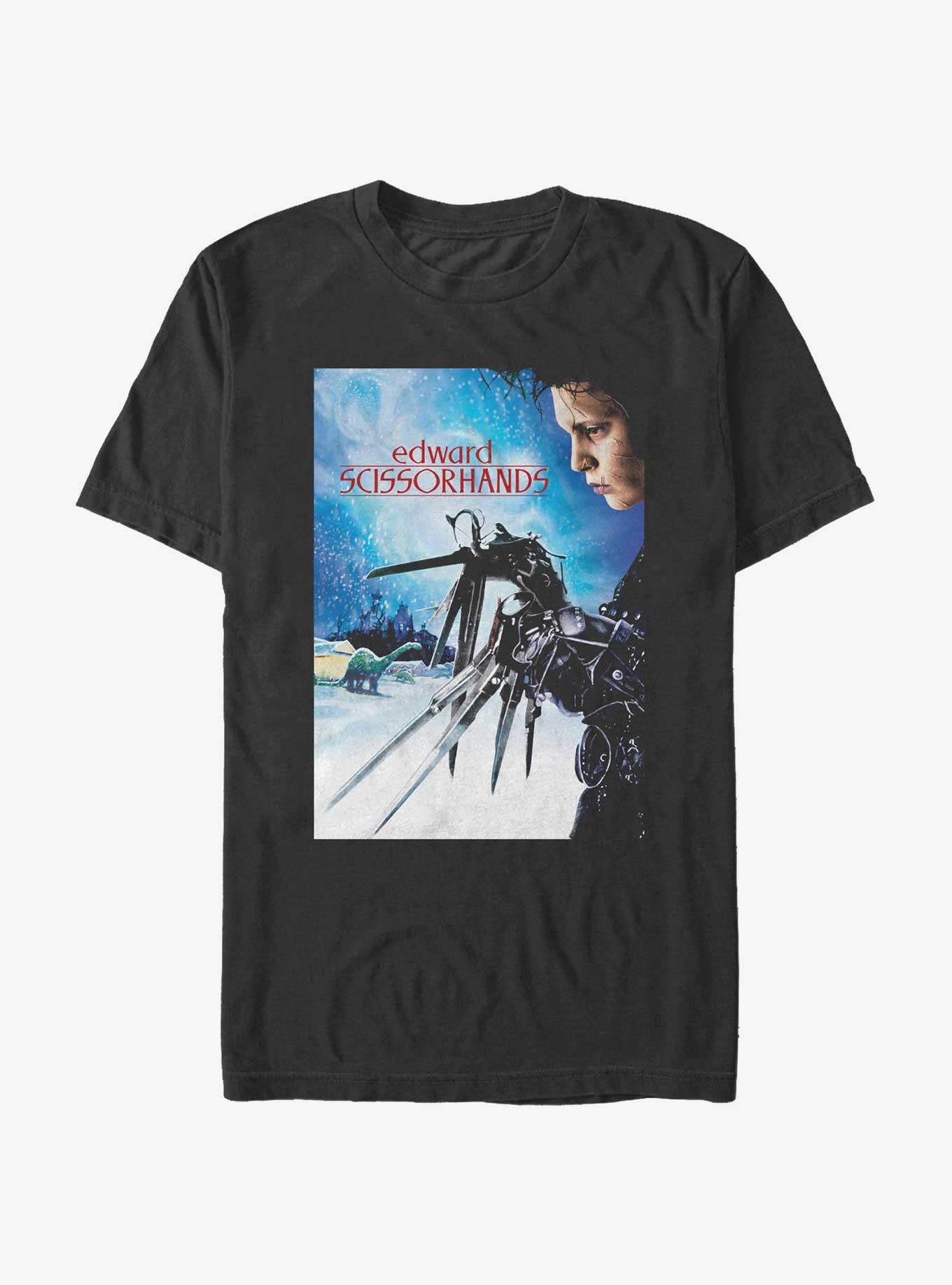 Edward Scissorhands Poster T-Shirt, BLACK, hi-res