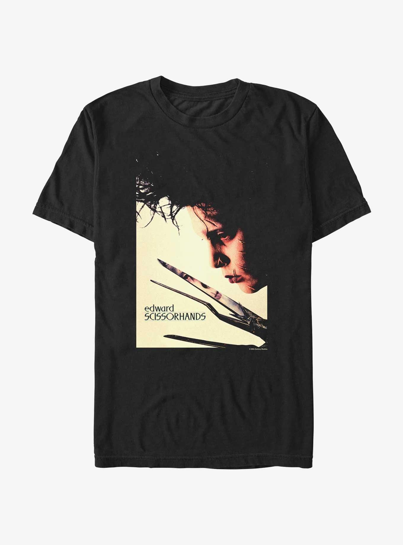 Edward Scissorhands Scissorhands Poster T-Shirt, BLACK, hi-res