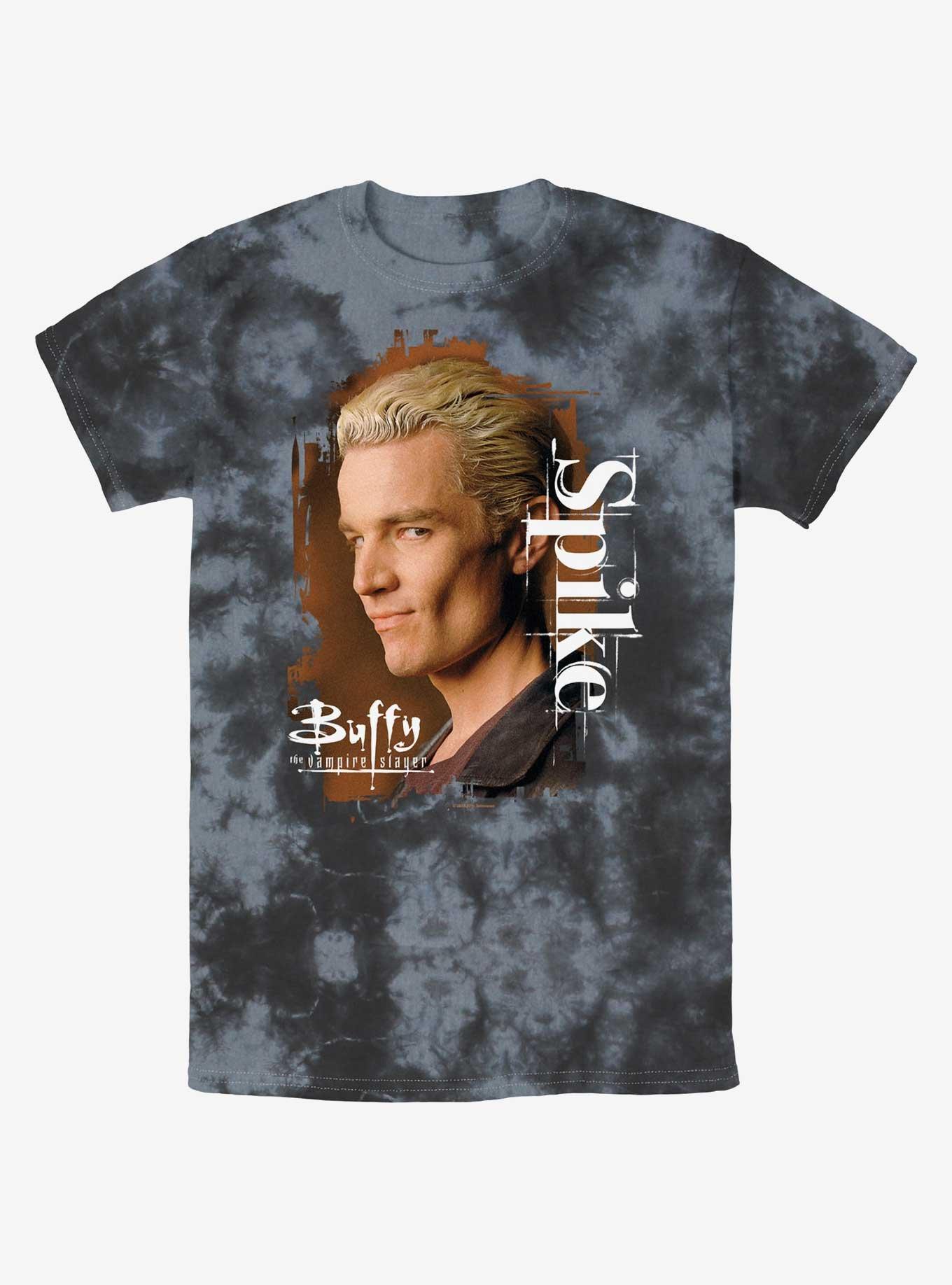 Buffy The Vampire Slayer Spike Tie-Dye T-Shirt, BLKCHAR, hi-res