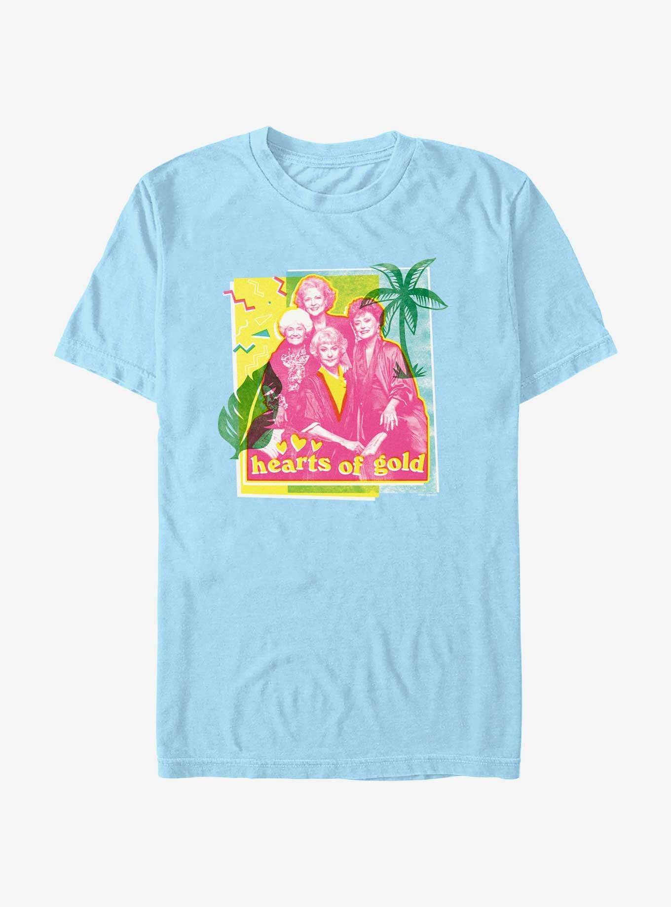 Golden Girls Hearts Of Gold T-Shirt, LT BLUE, hi-res