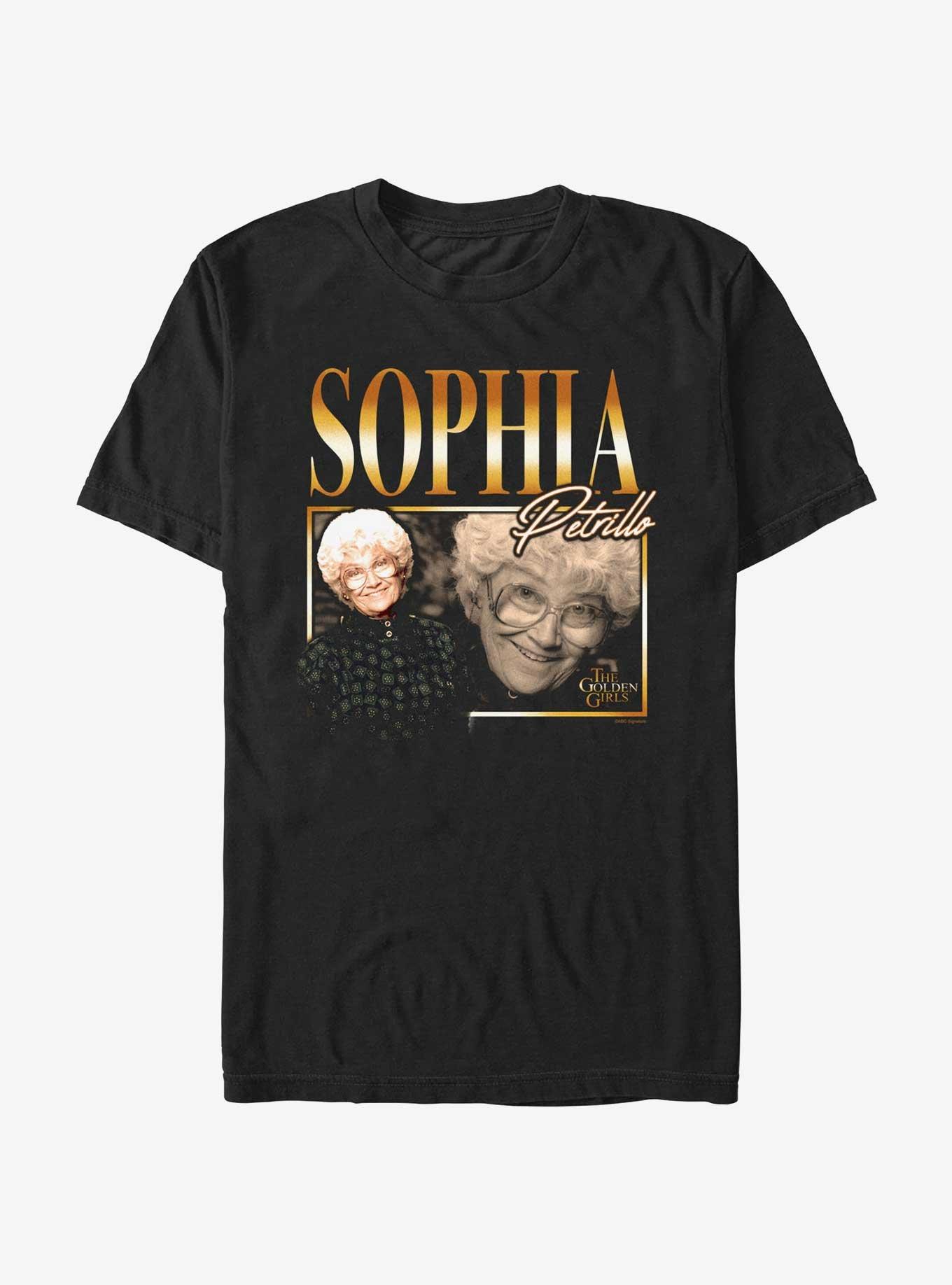 Golden Girls Sophia 90S Boxup T-Shirt, BLACK, hi-res
