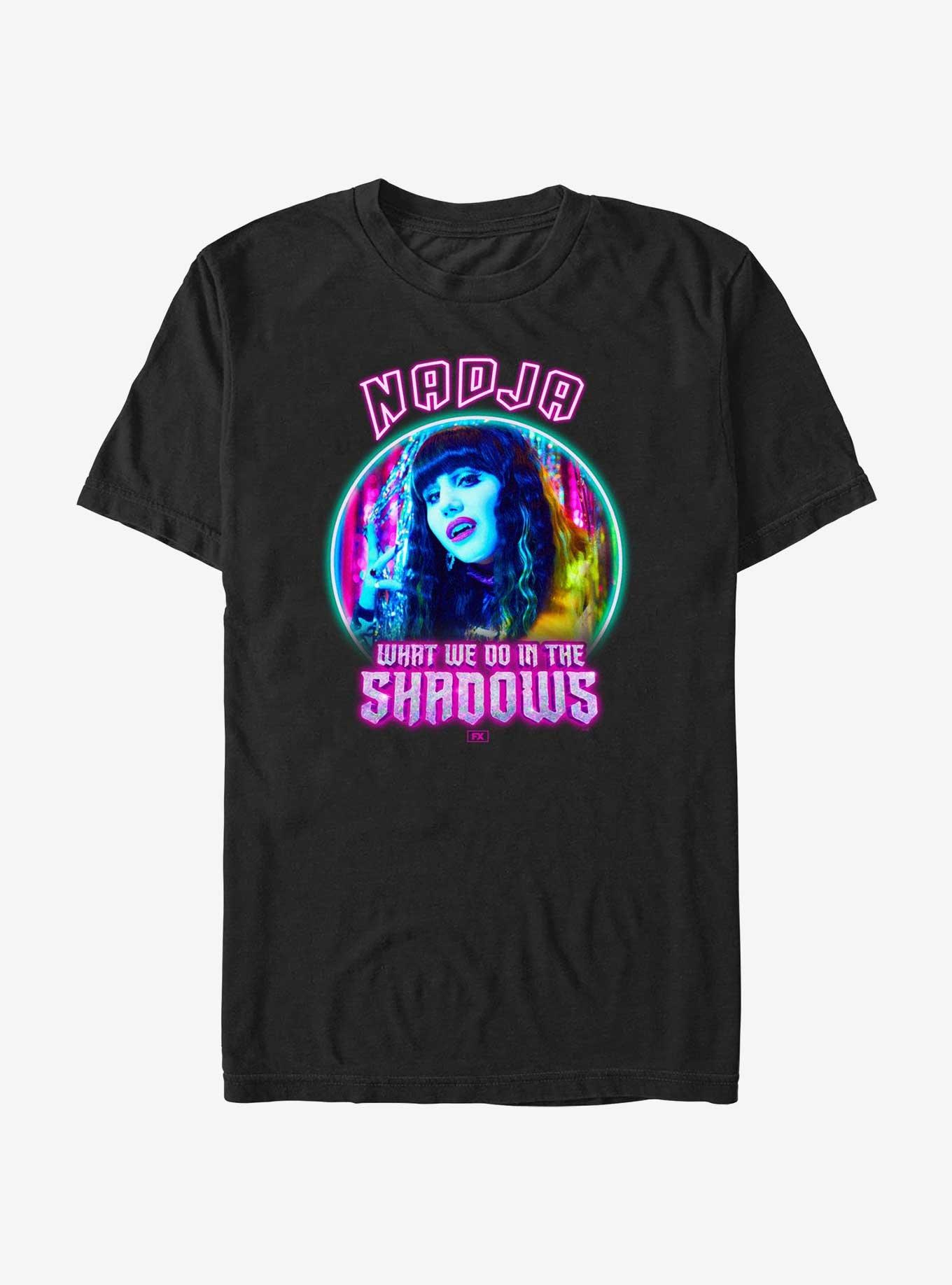 What We Do In The Shadows Neon Nadja Lockup T-Shirt, , hi-res