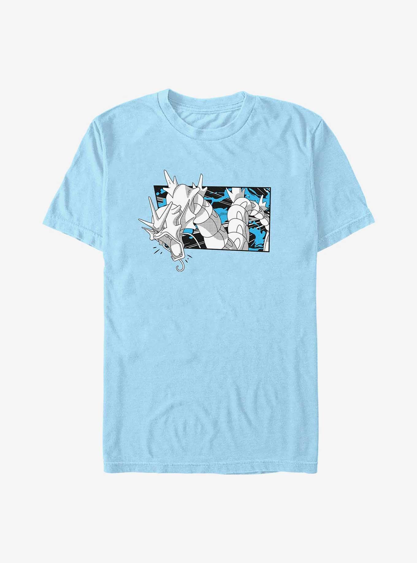 Pokemon Gyarados Poster T-Shirt, LT BLUE, hi-res
