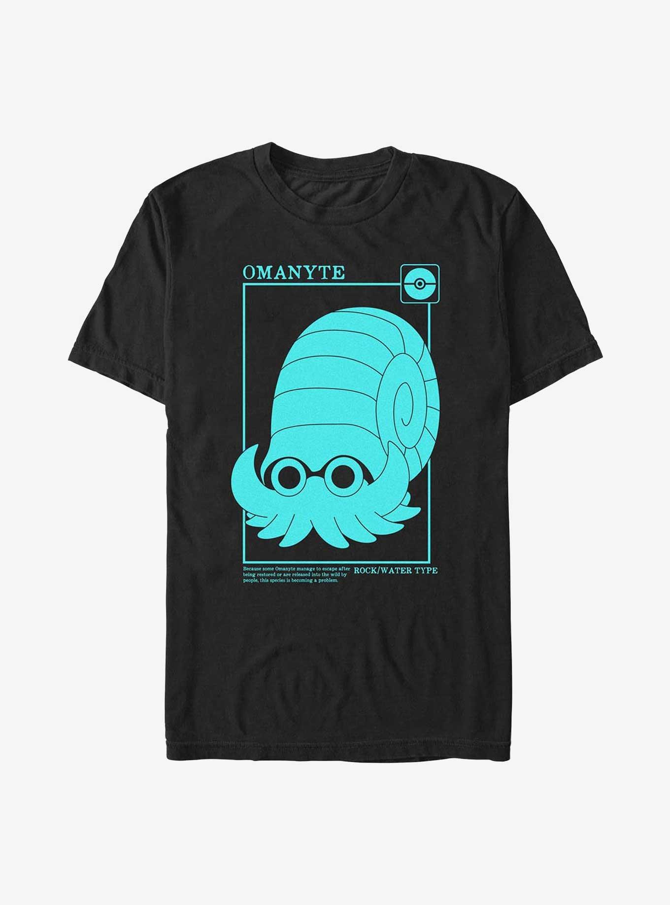 Pokemon Omanyte Card T-Shirt, , hi-res