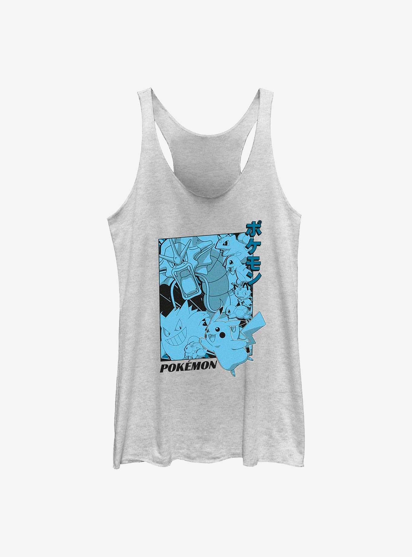 Pokemon Kanto All Stars Girls Tank, WHITE HTR, hi-res