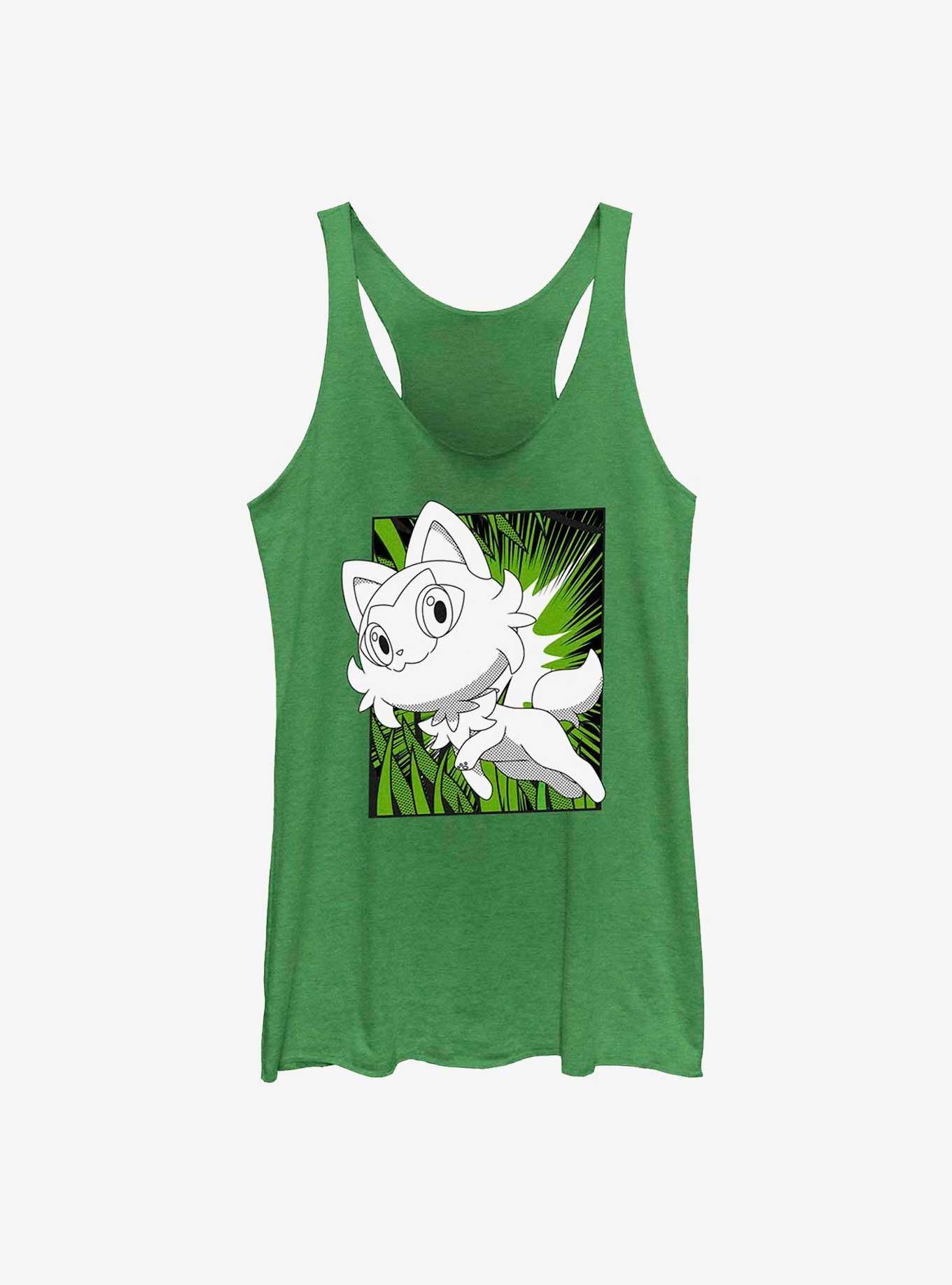 Pokemon Sprigatito Manga Style Girls Tank, ENVY, hi-res