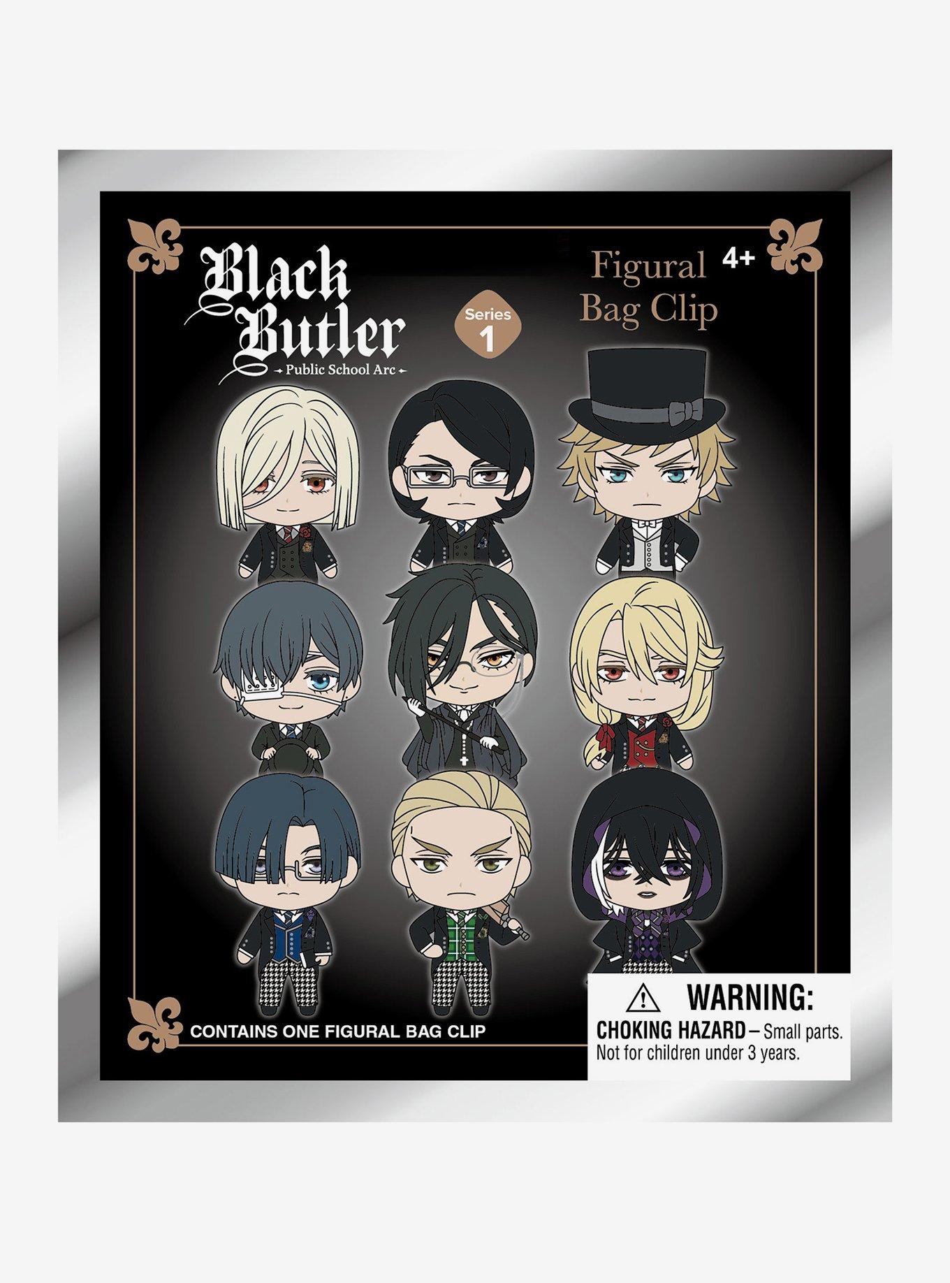 Black Butler Characters Series 1 Blind Bag Figural Bag Clip, , hi-res